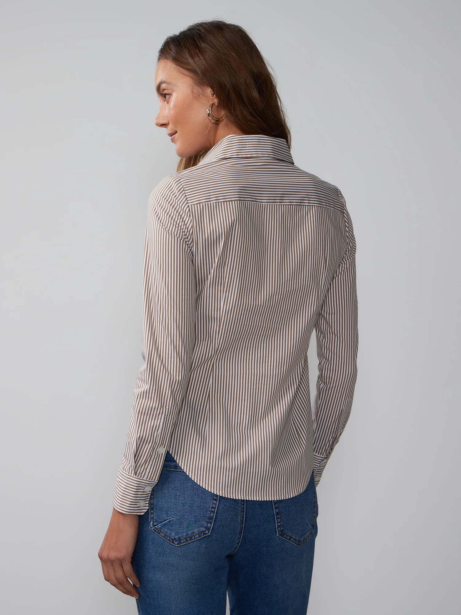 Long Sleeve Striped Shirt - Image 3