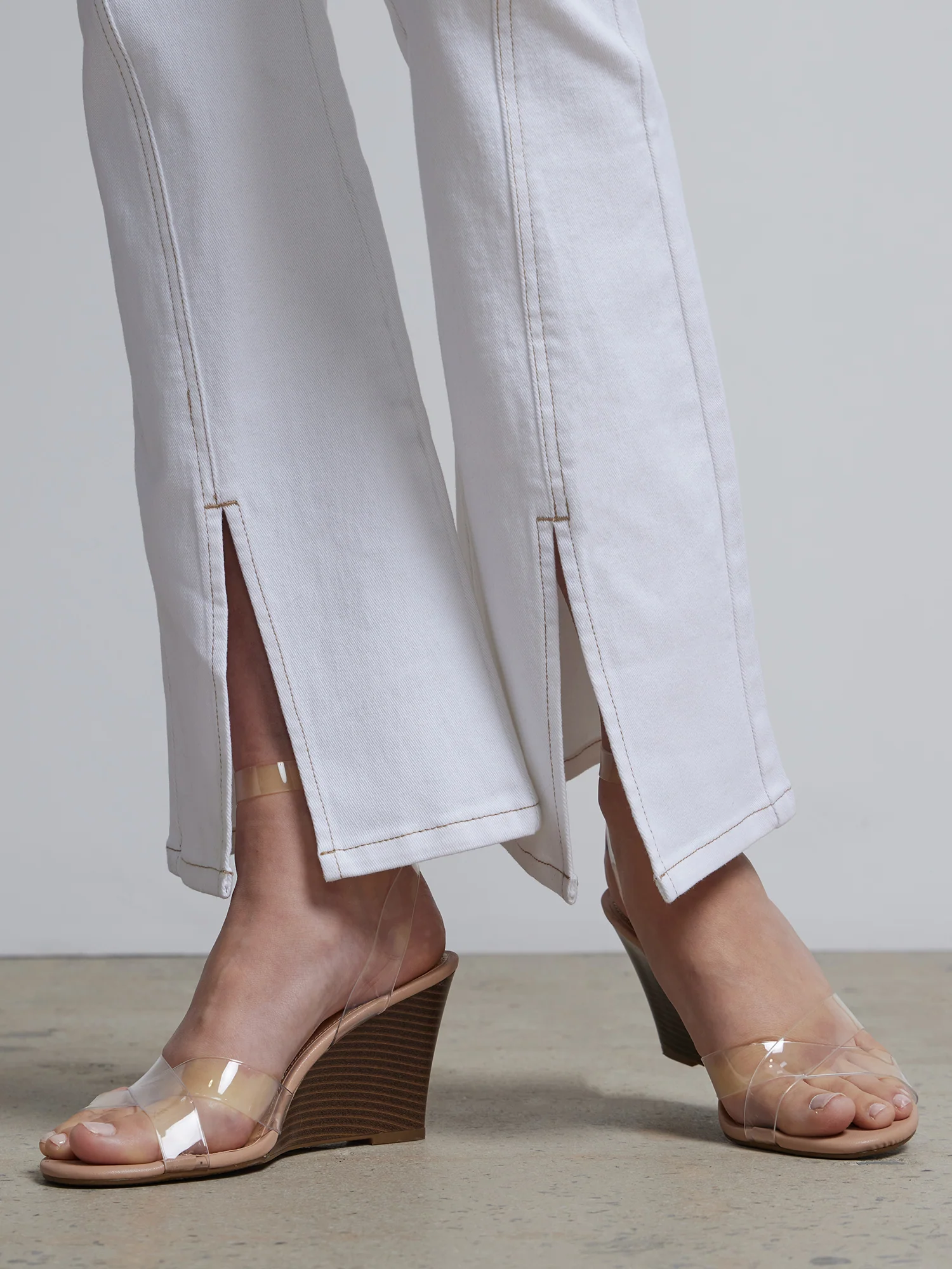 Lucite Strappy Wedge - Image 6