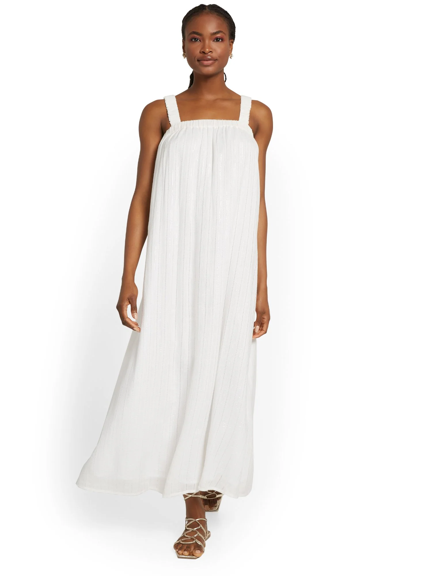 America & Beyond Lurex Open-Back Maxi Dress - Brands We Love - Image 2
