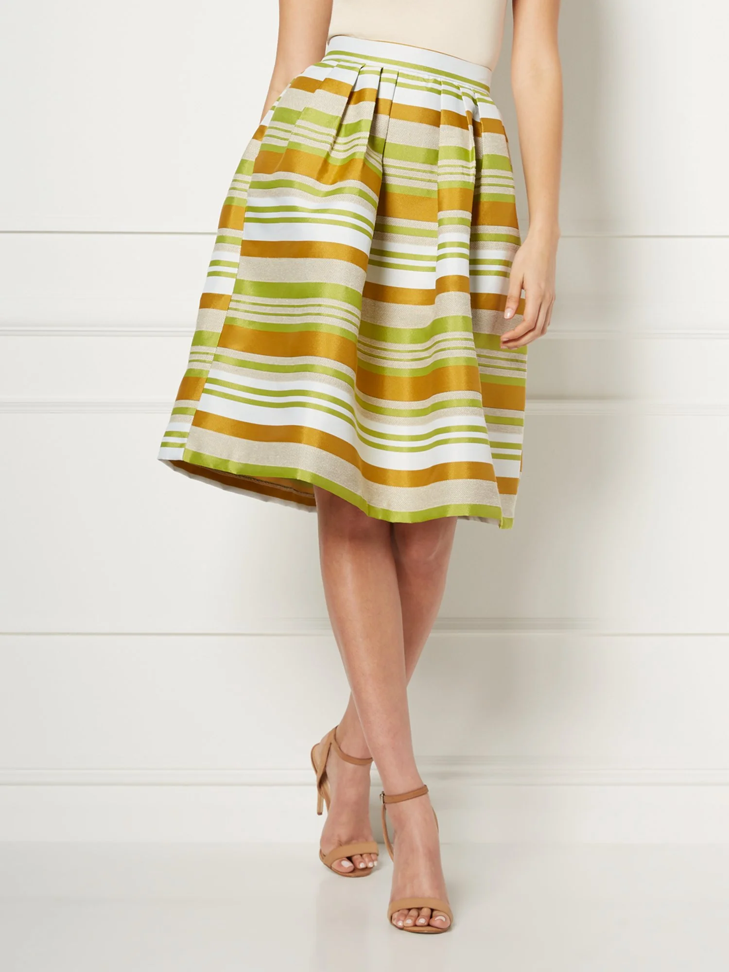Maddie Stripe Skirt - Eva Mendes Fiesta Collection - Image 2