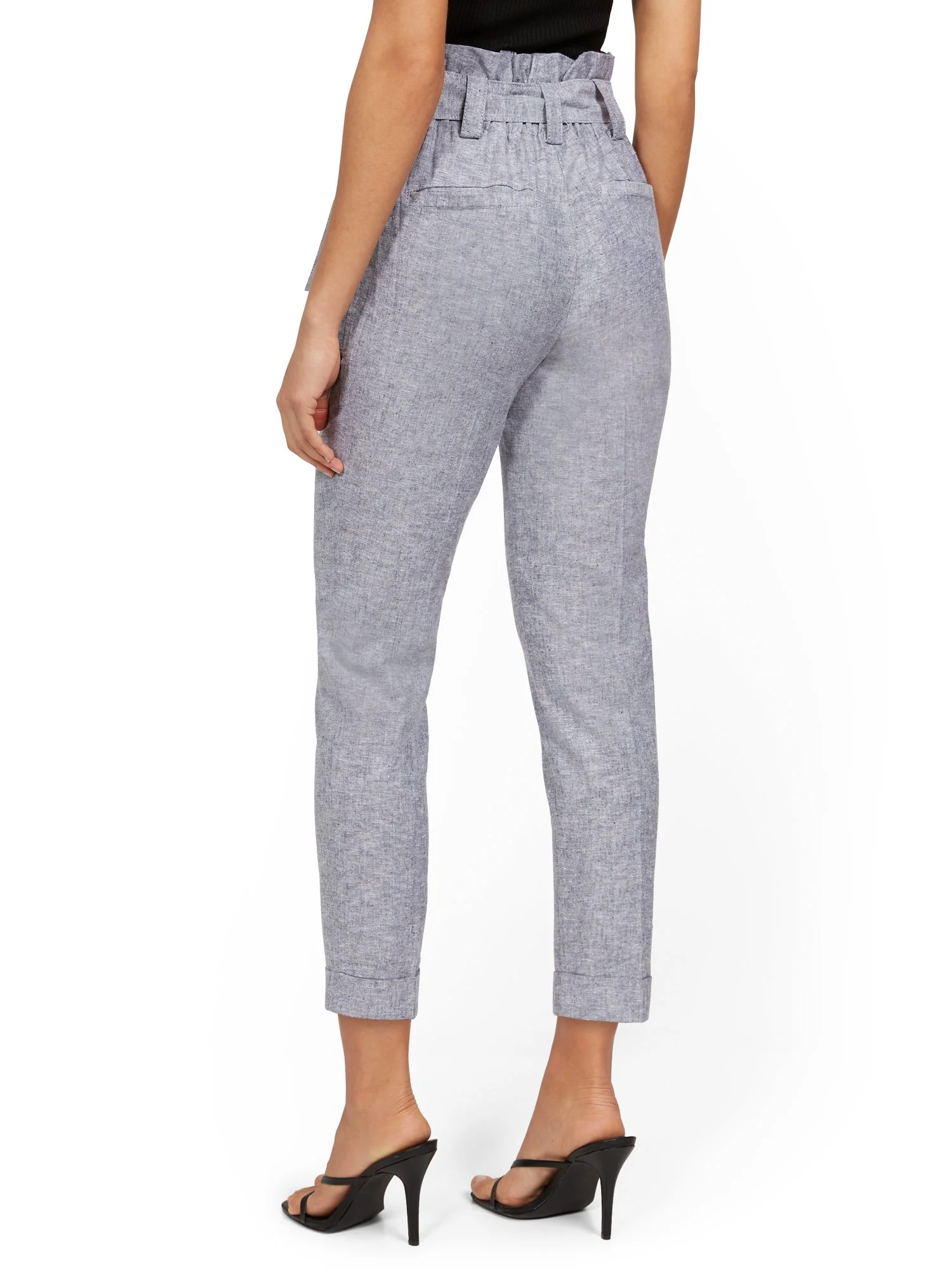 Madie Linen Slim Ankle Pant - 7th Avenue - Image 3