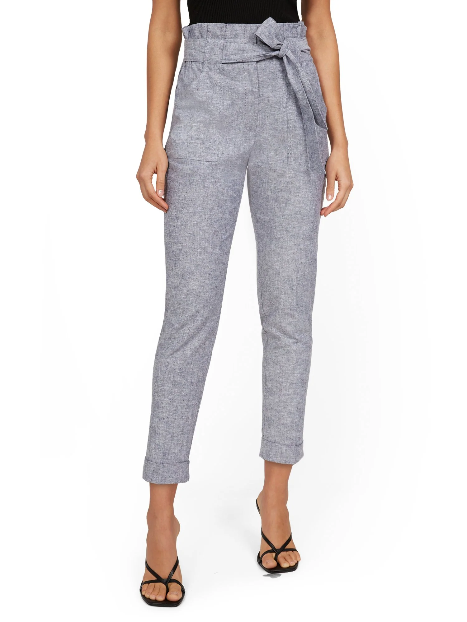 Madie Linen Slim Ankle Pant - 7th Avenue - Image 5