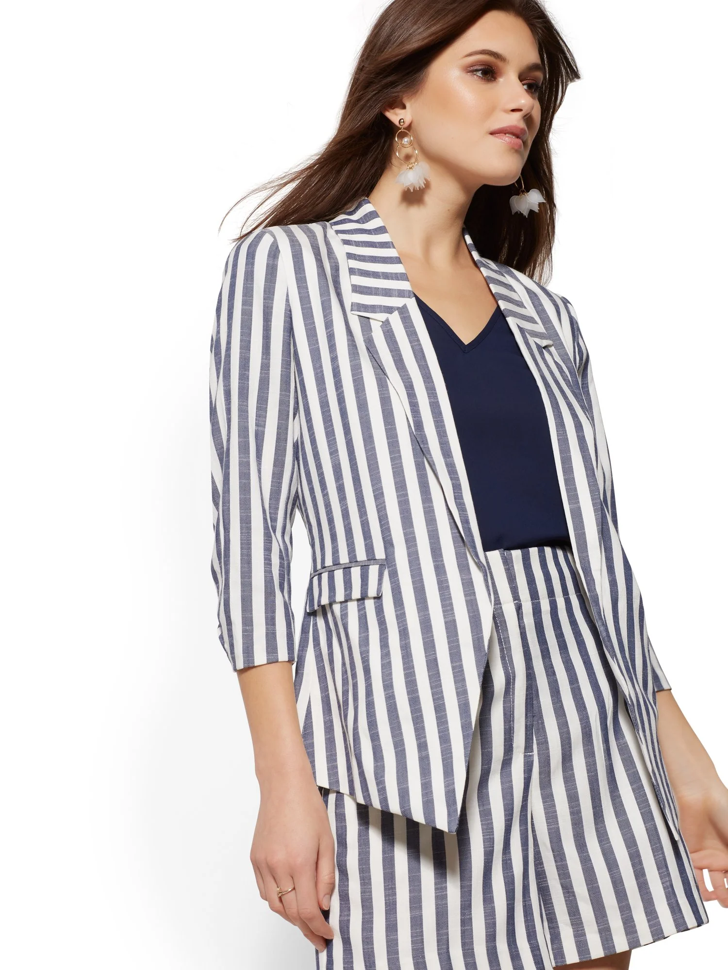 Madie Open-Front Blazer - 7th Avenue