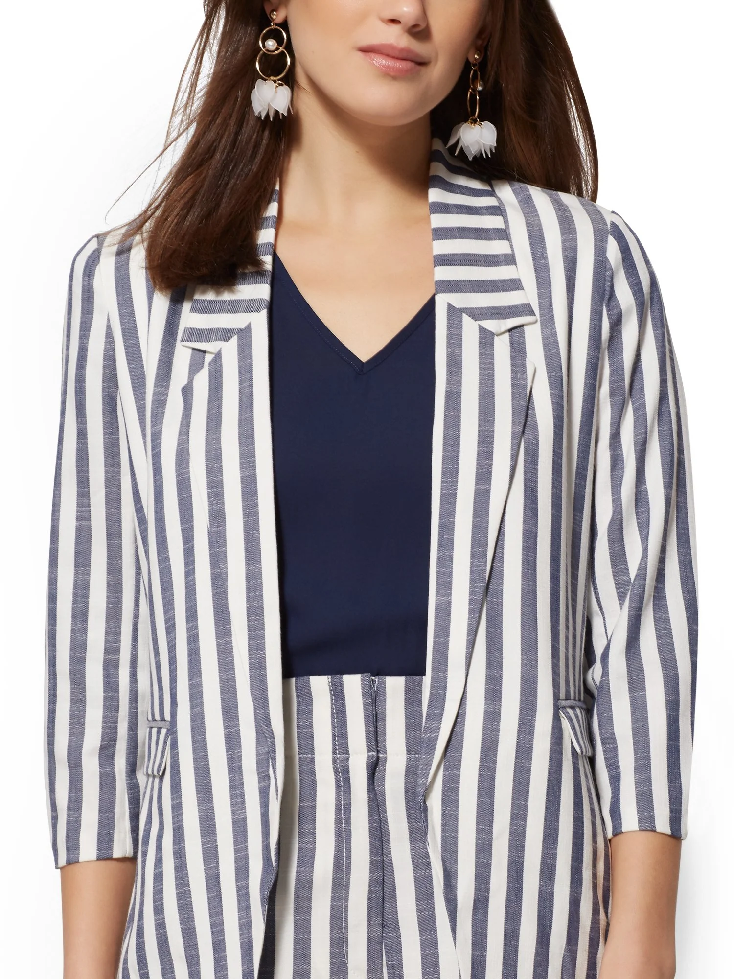 Madie Open-Front Blazer - 7th Avenue - Image 4
