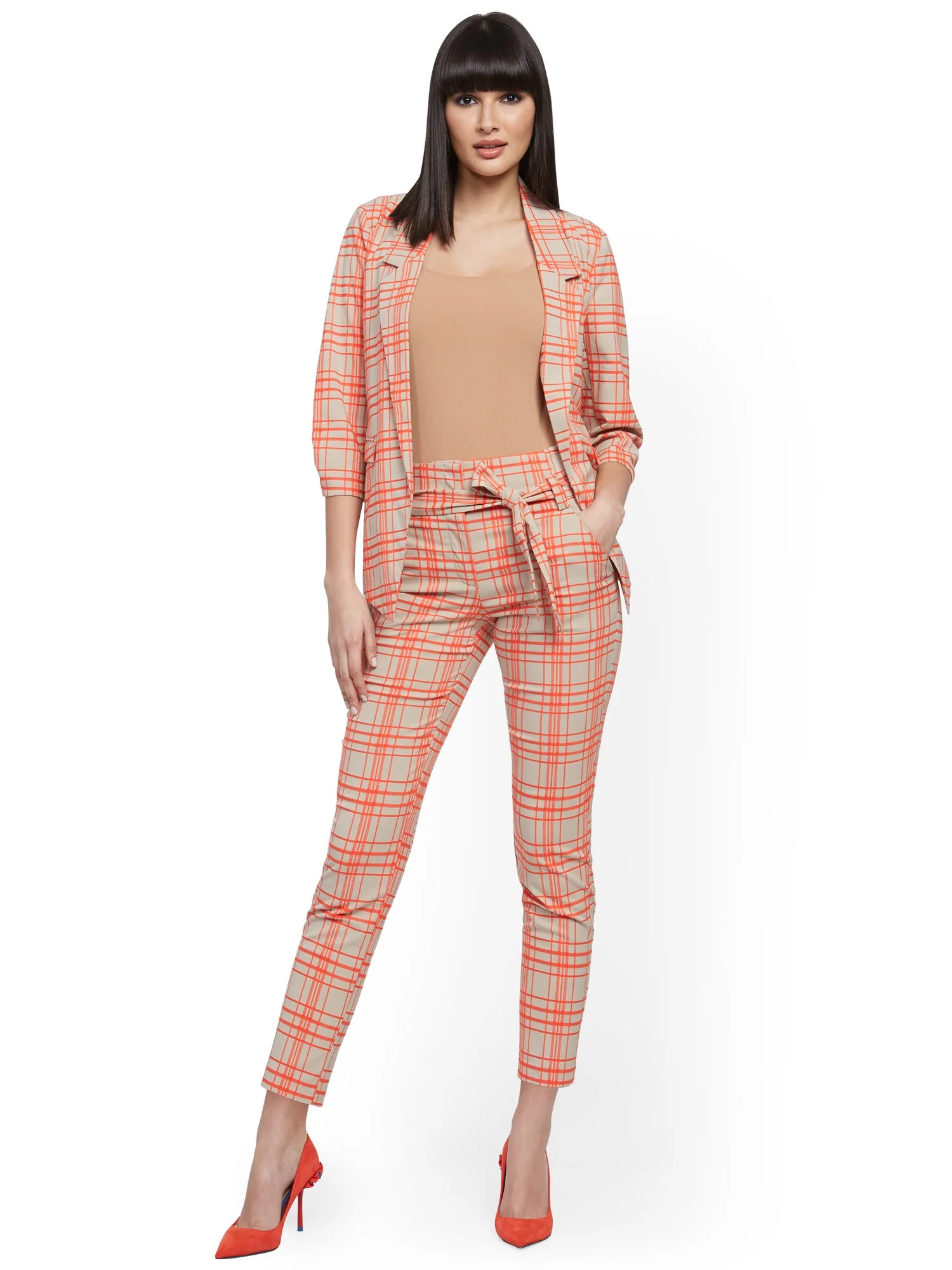 Madie Pant - Plaid - 7th Avenue - Image 4