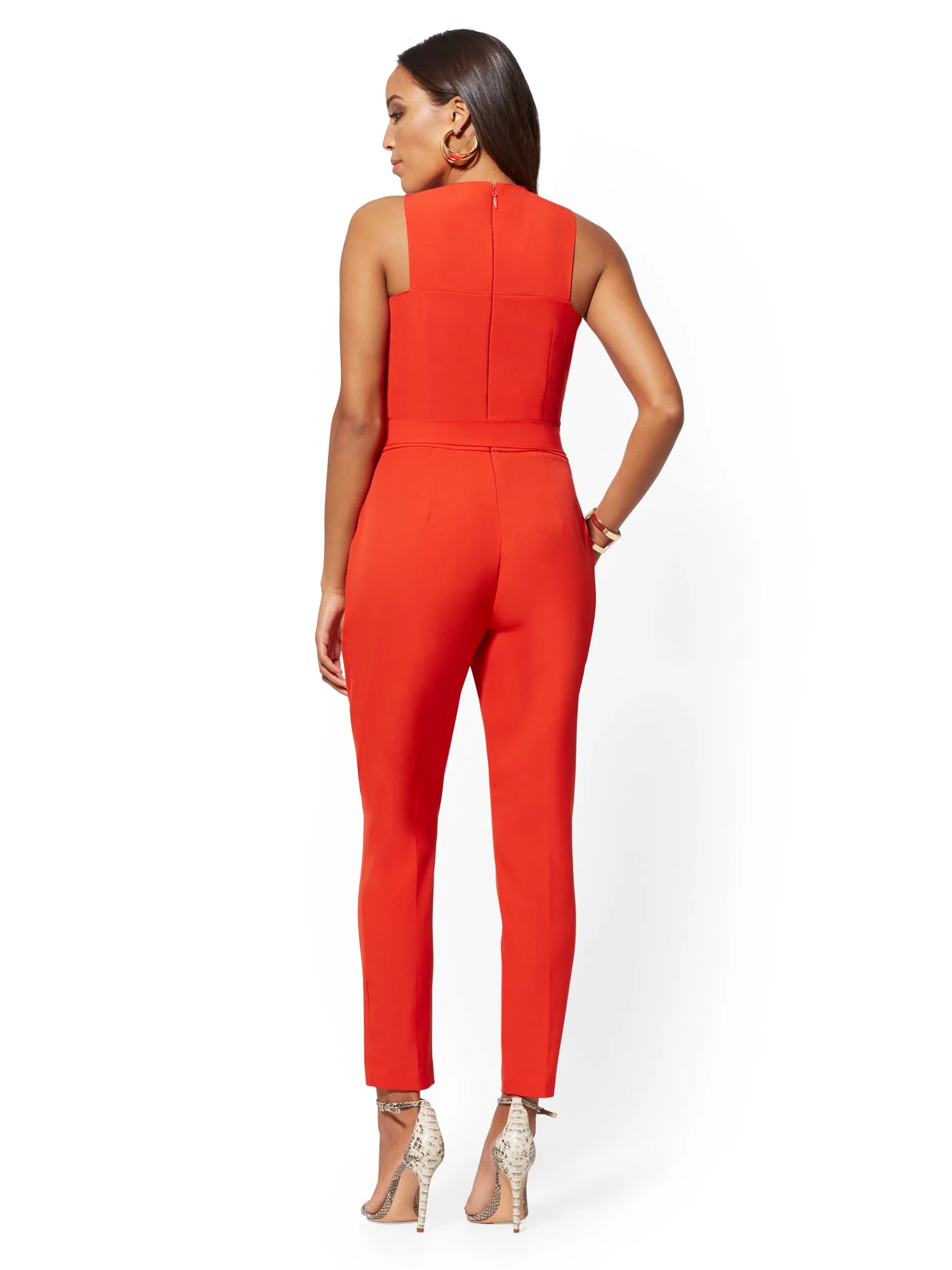 Madie Wrap-Front Jumpsuit - Image 3