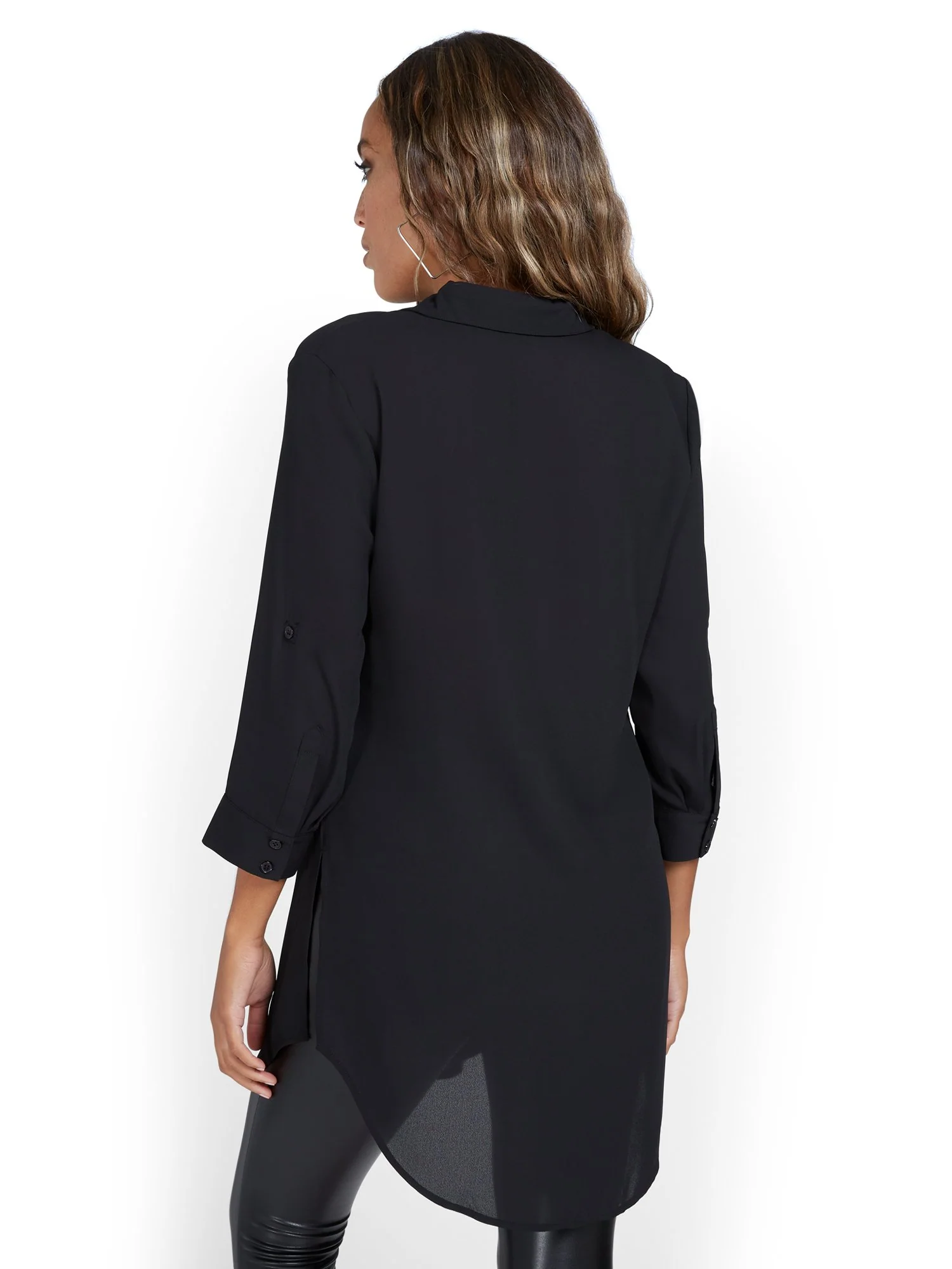 Madison Oversized Tunic Shirt - Image 3