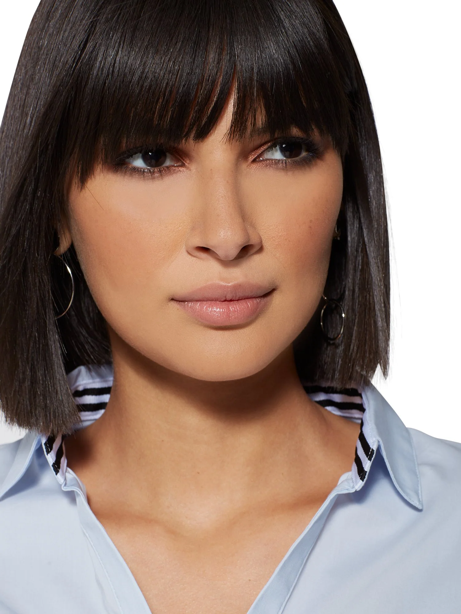 Madison Popover Stretch Shirt - Blue - 7th Avenue - Image 4