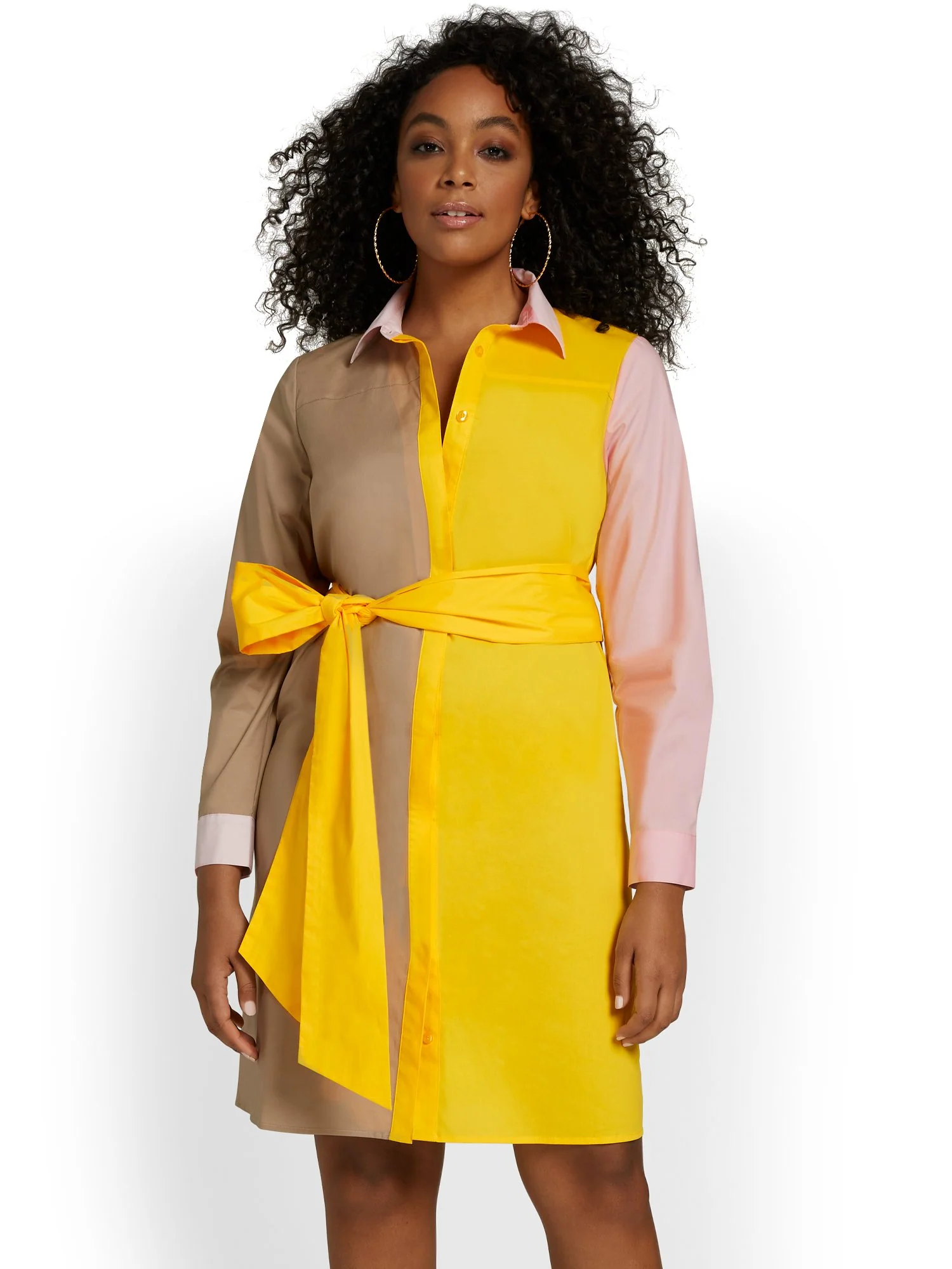 Madison Shirtdress - Colorblock