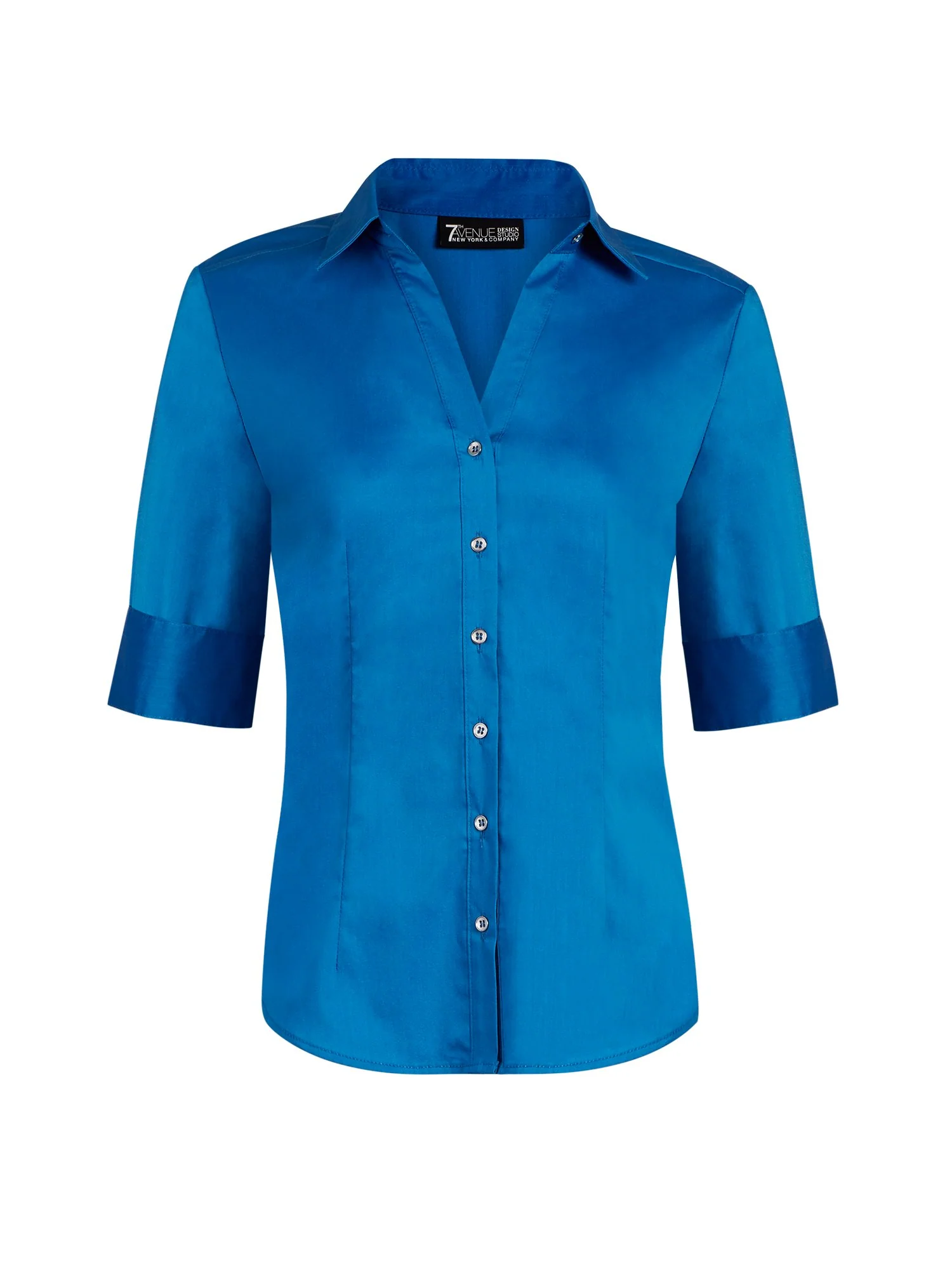 Madison Stretch Shirt - Secret Snap - 7th Avenue - Image 24