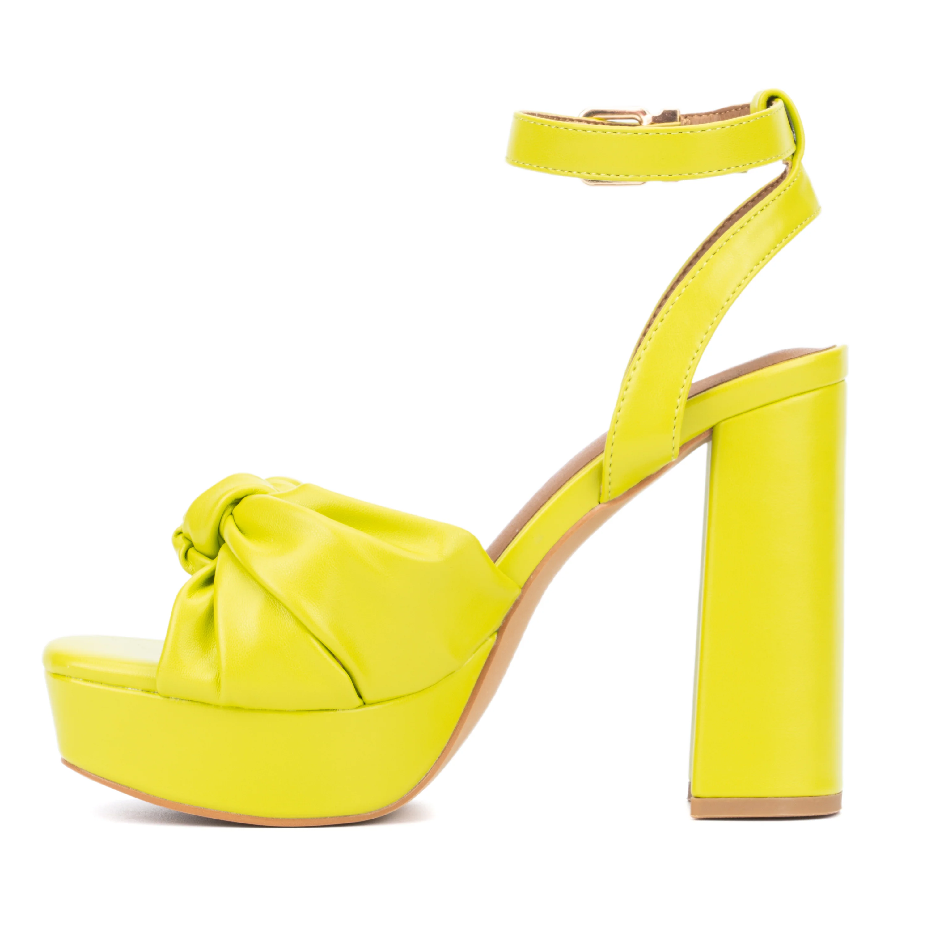 Mai Knotted Platform Block Heel - Image 10