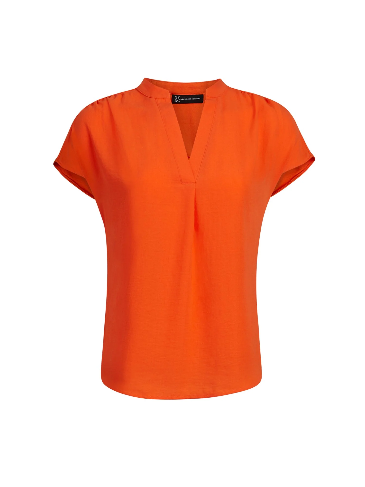 Mandarin Collar Split-Neck Top - Image 9