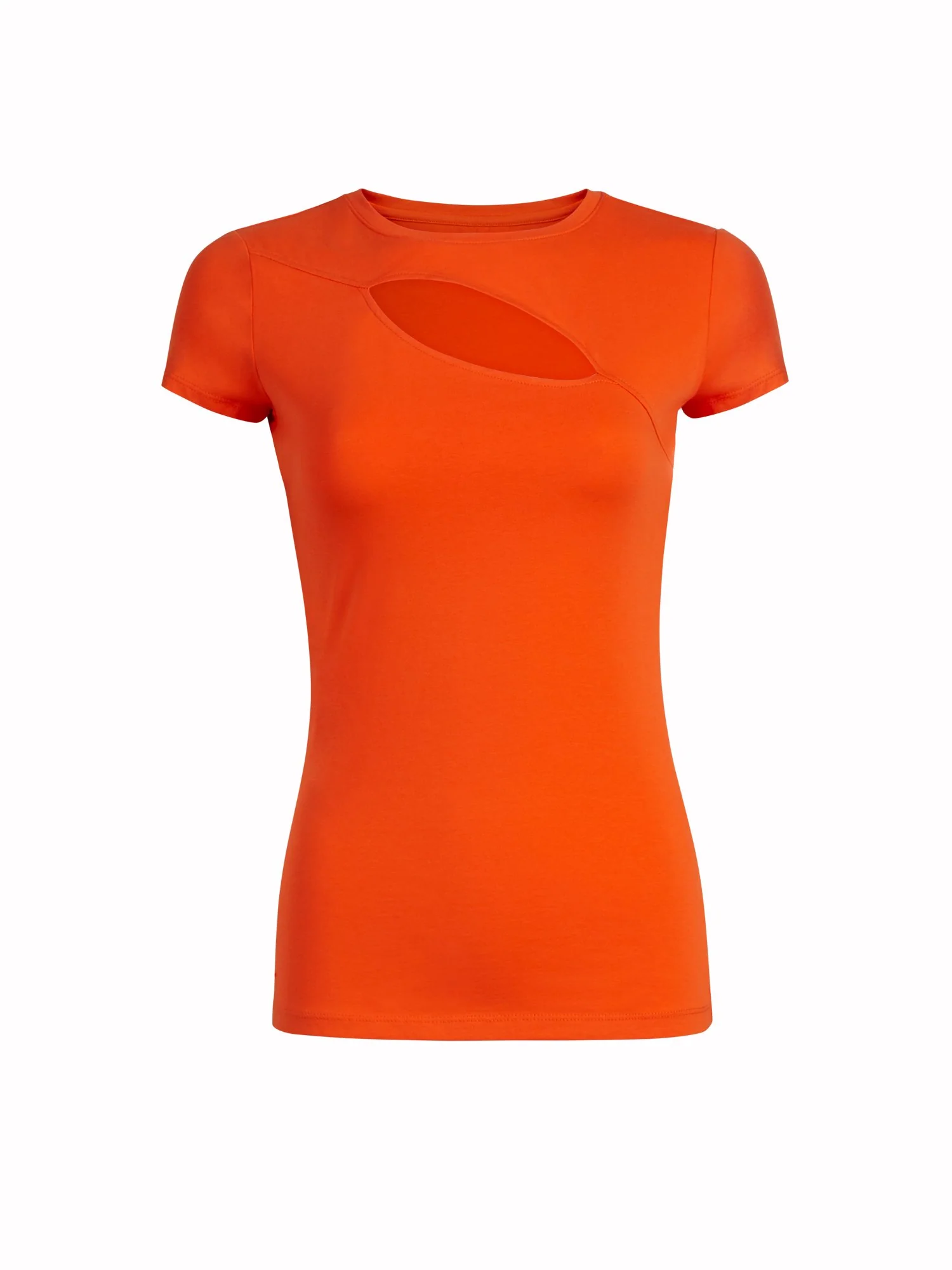 Manhattan Asymmetrical Cutout Tee - Image 11
