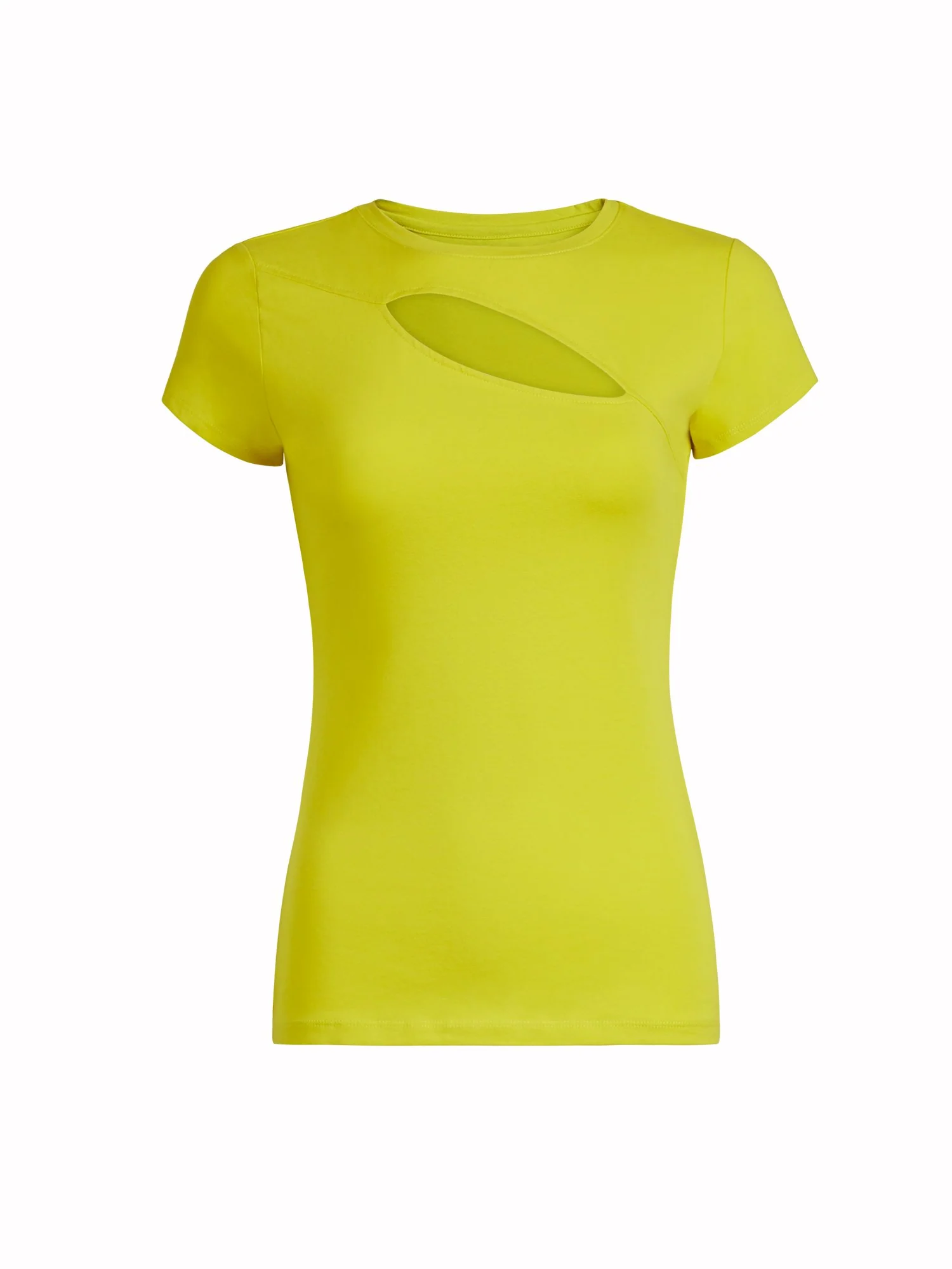 Manhattan Asymmetrical Cutout Tee - Image 8