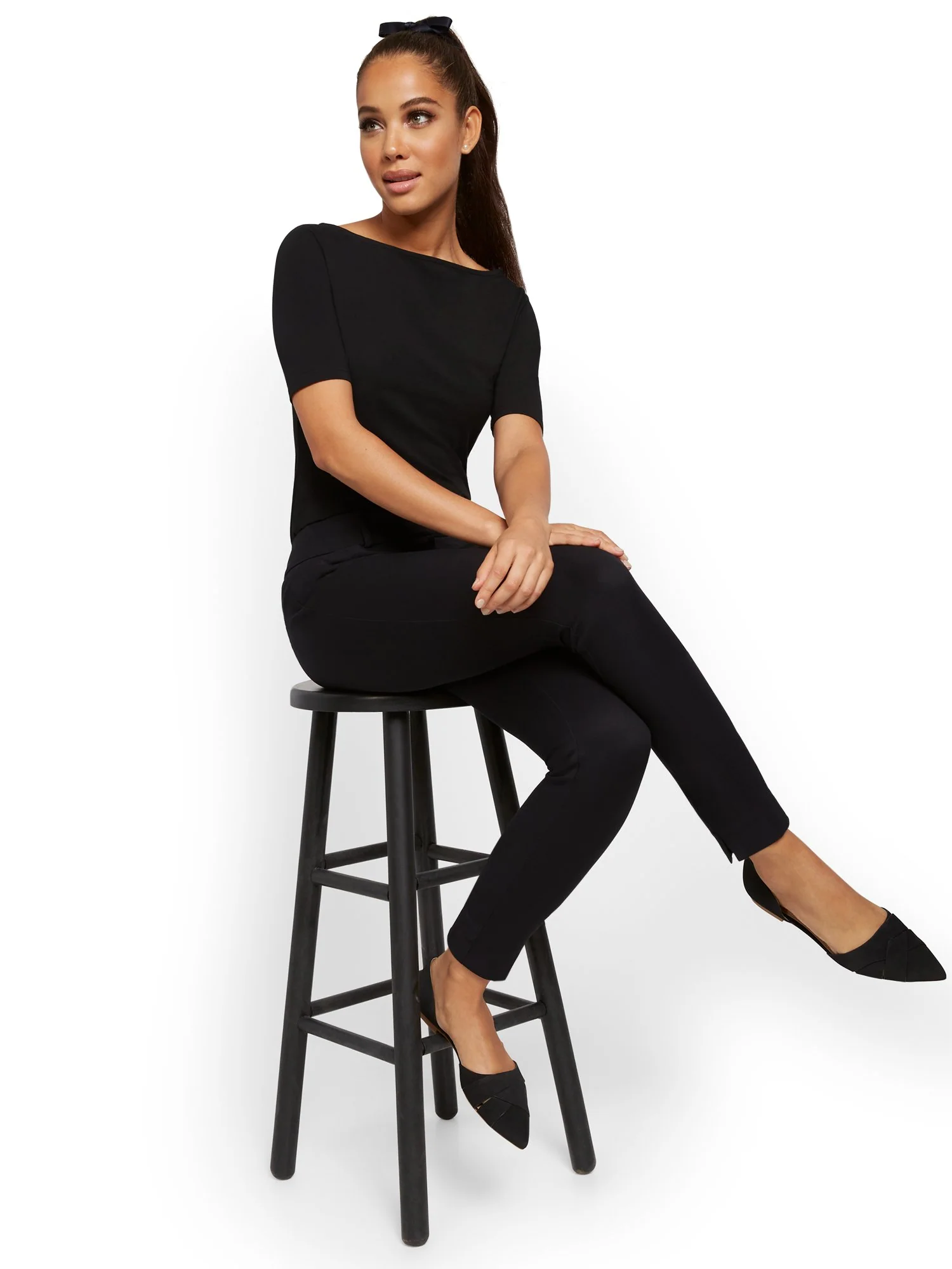 Manhattan Bateau-Neck Tee - Image 6