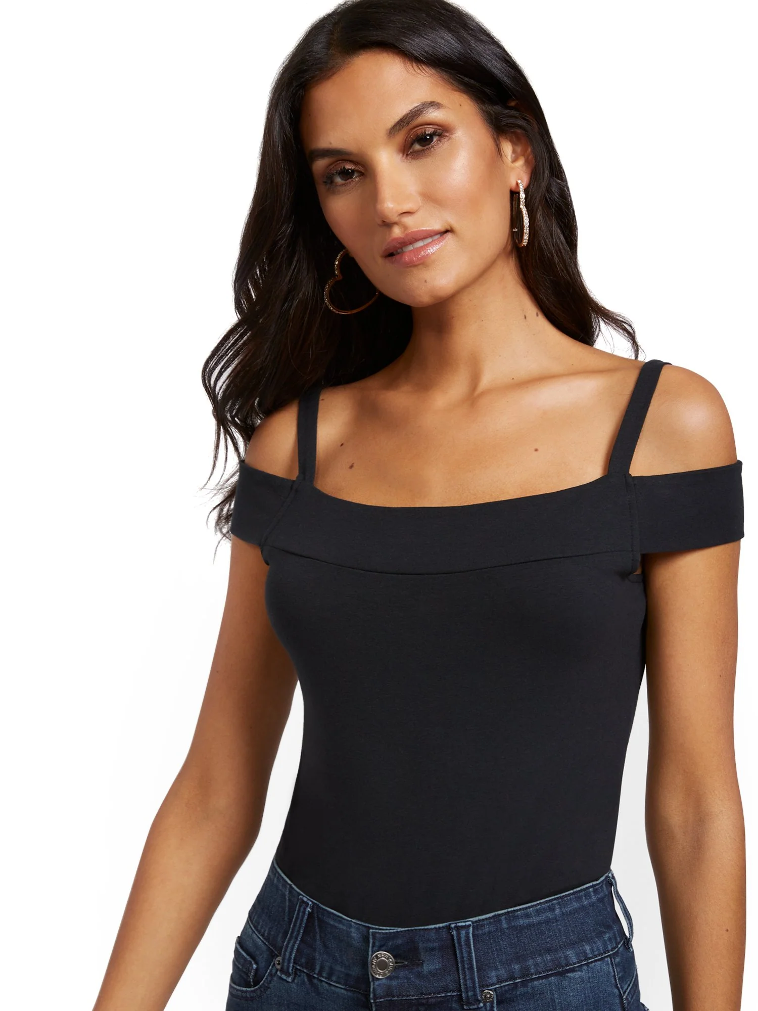 Manhattan Off-Shoulder Tee - Image 2