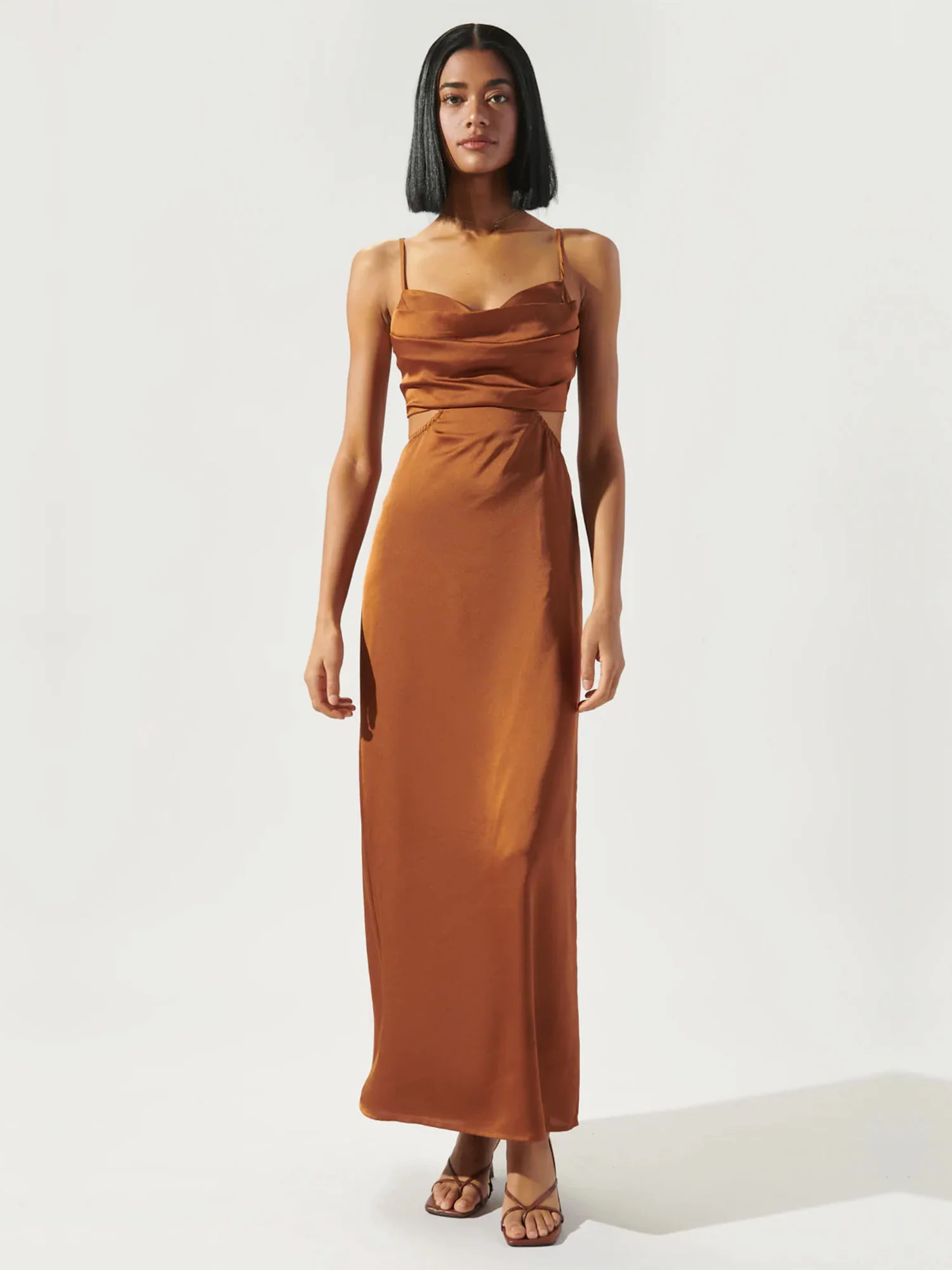Sugarlips Marva Cowl Neck Cutout Midi Dress - Brands We Love - Image 2