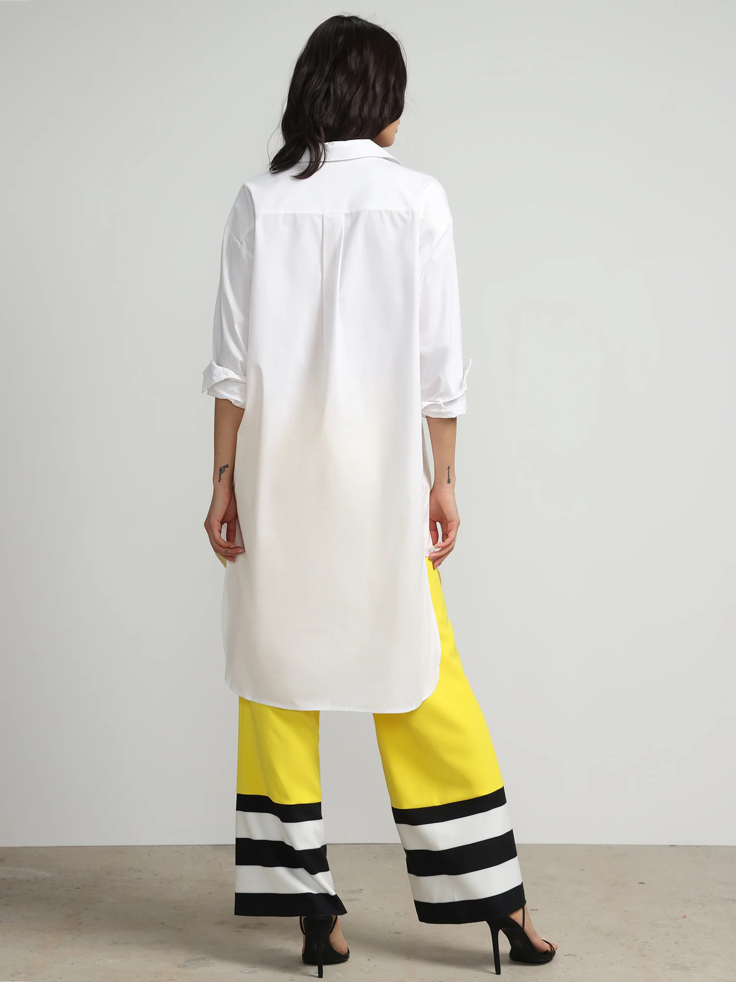 Maxi Oversized Boyfriend Poplin Shirt - Image 2
