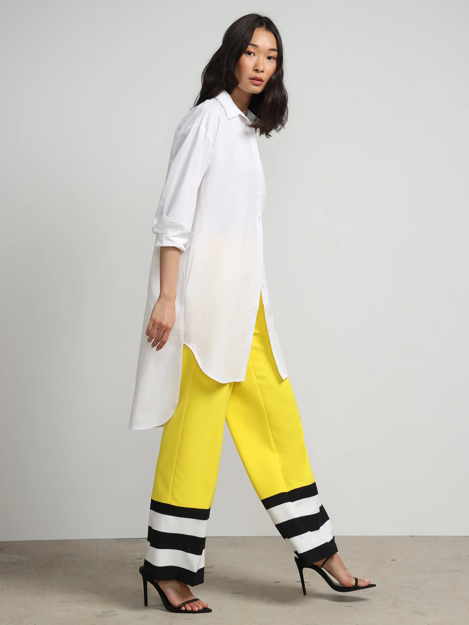 Maxi Oversized Boyfriend Poplin Shirt - Image 3
