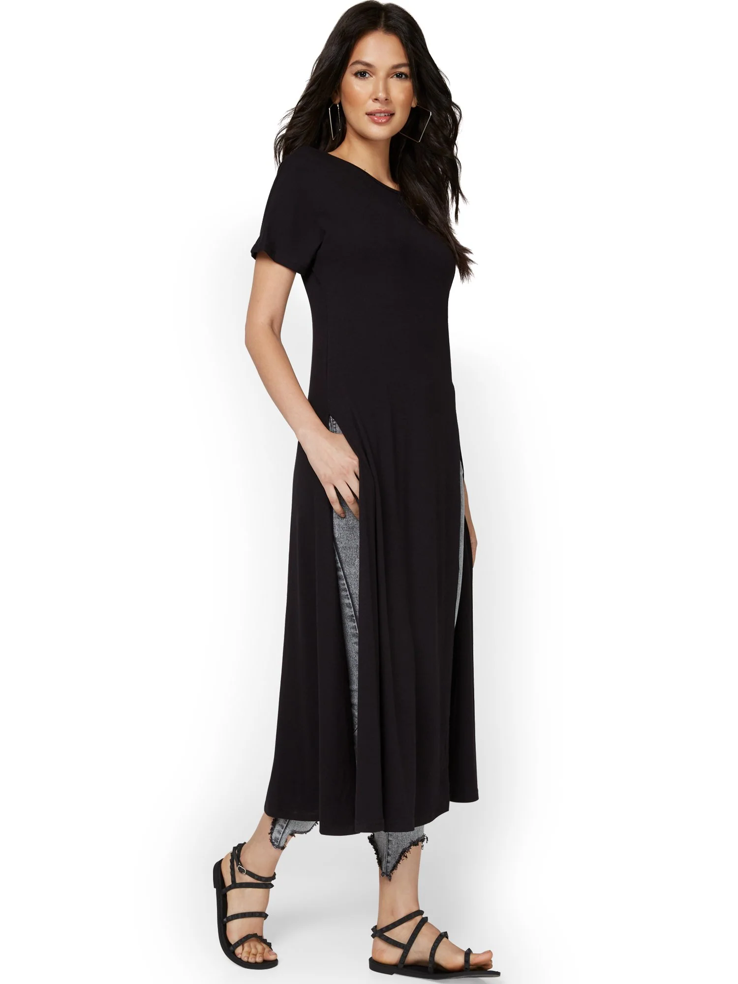Maxi Slit Knit Top - Image 4