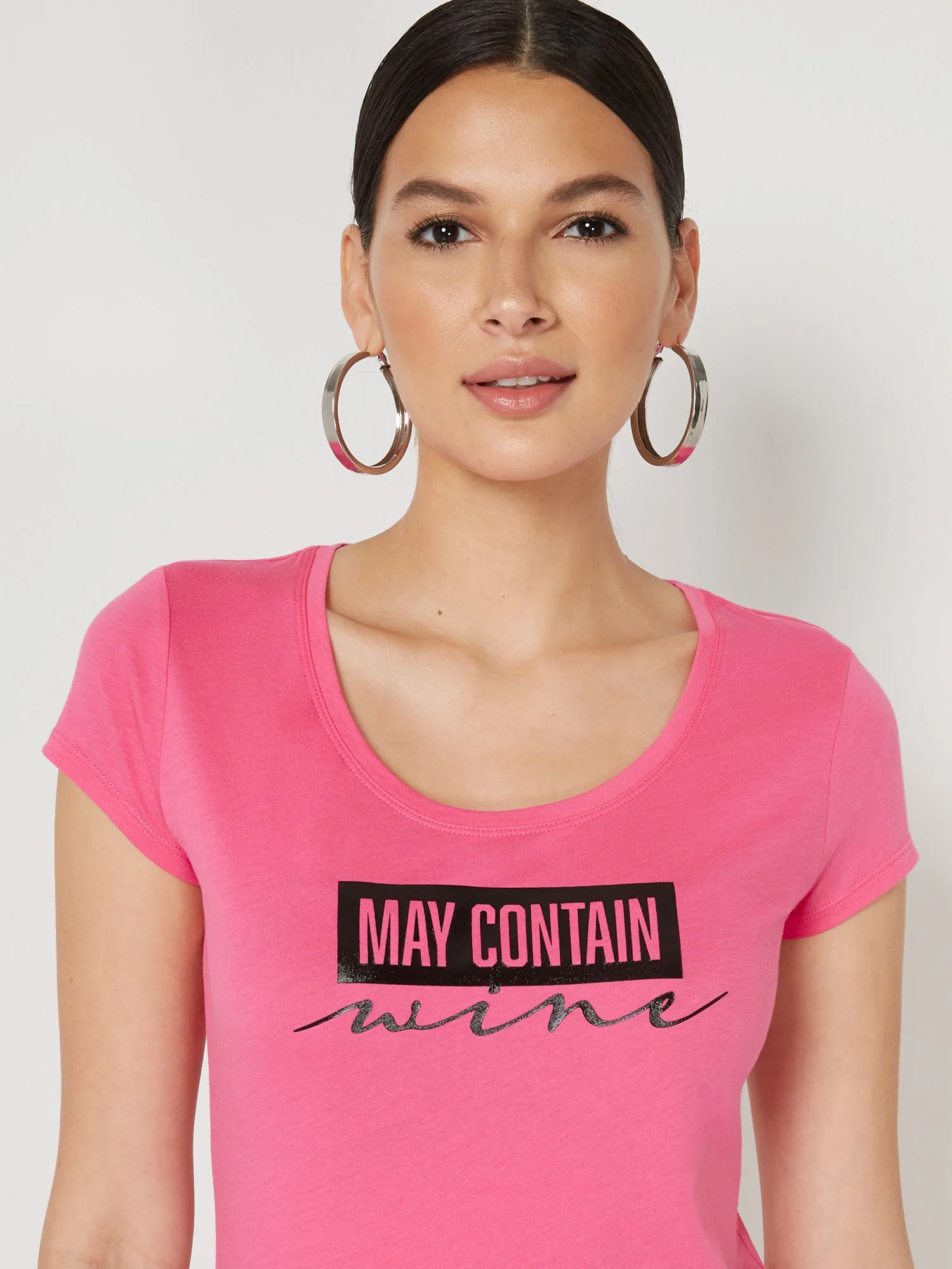 May Contain Wine Graphic Tee - Image 2