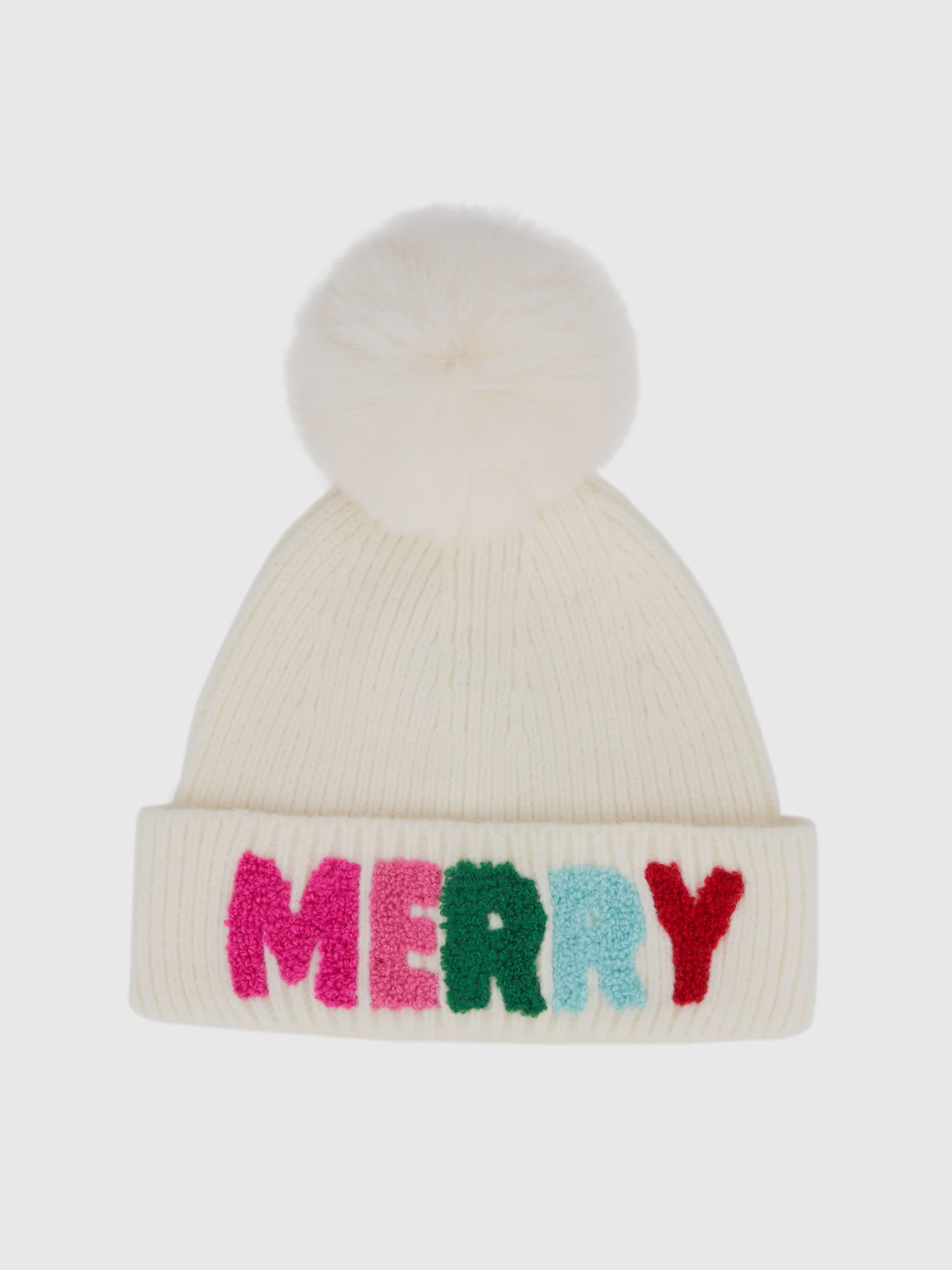 Merry Pom Pom Beanie - Image 2