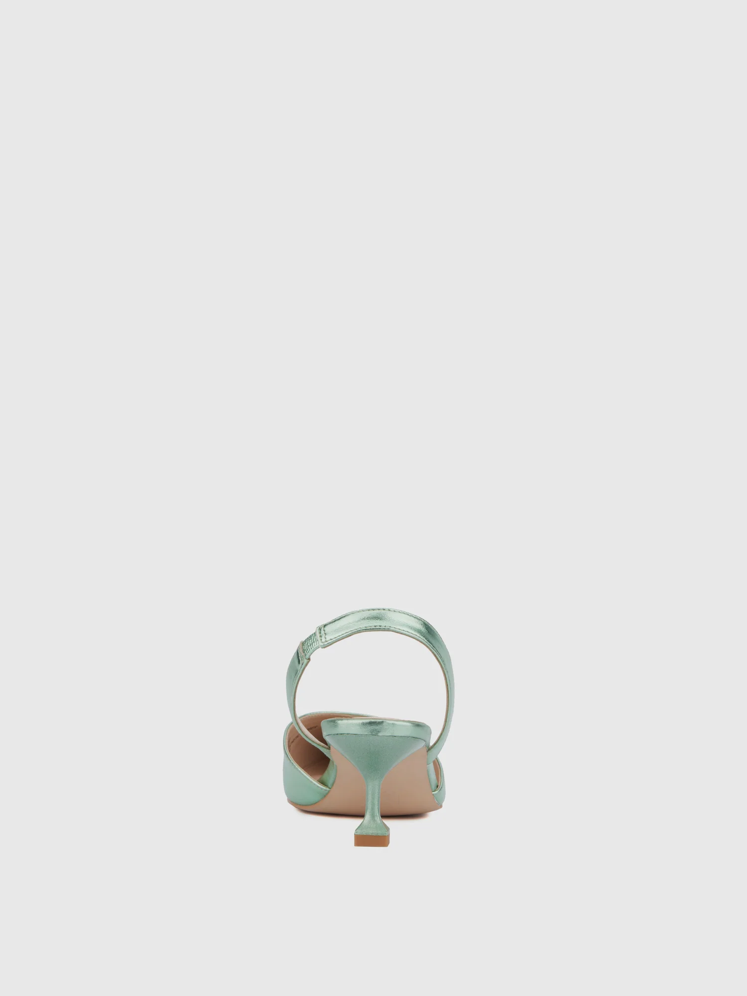 Metallic Kitten Heel Pump - Image 10
