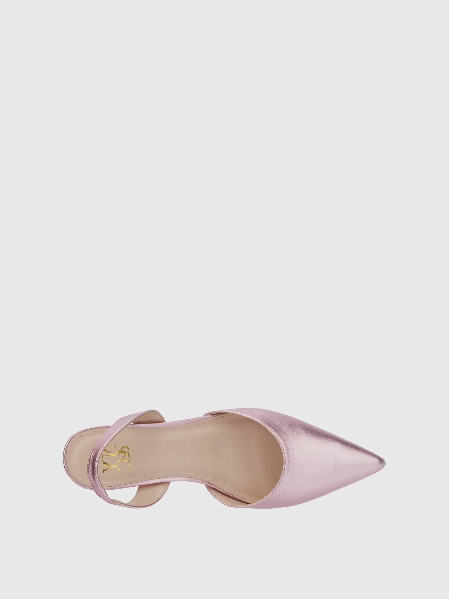 Metallic Kitten Heel Pump - Image 5