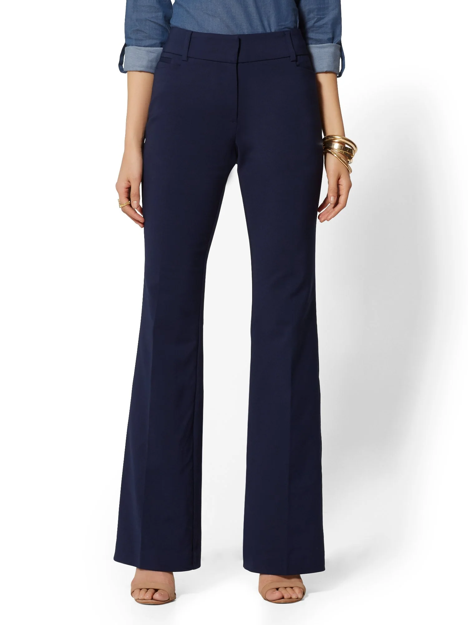 Mid-Rise Bootcut Pant - All-Season Stretch - 7th Avenue - Image 11