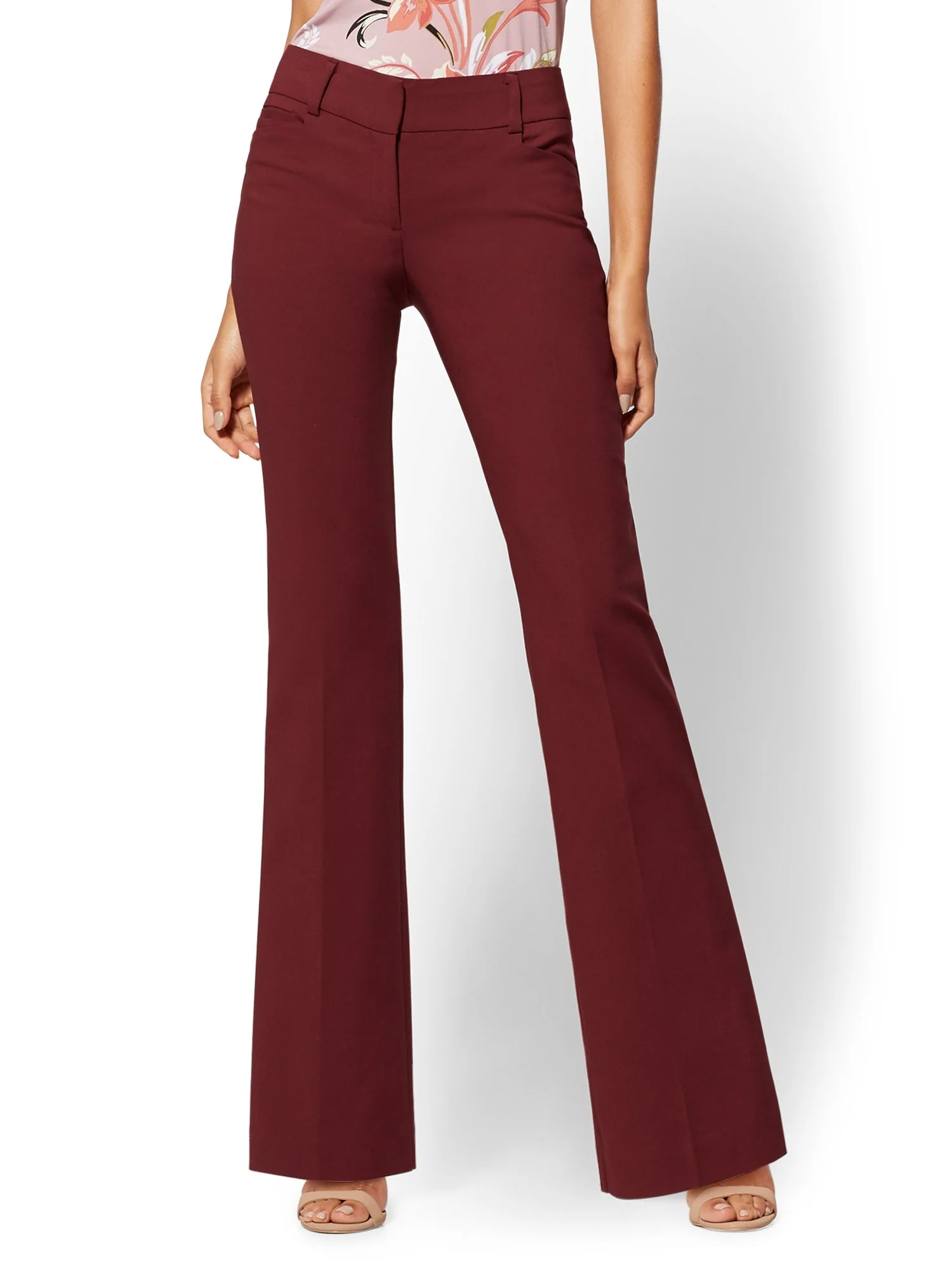 Mid-Rise Bootcut Pant - All-Season Stretch - 7th Avenue - Image 7