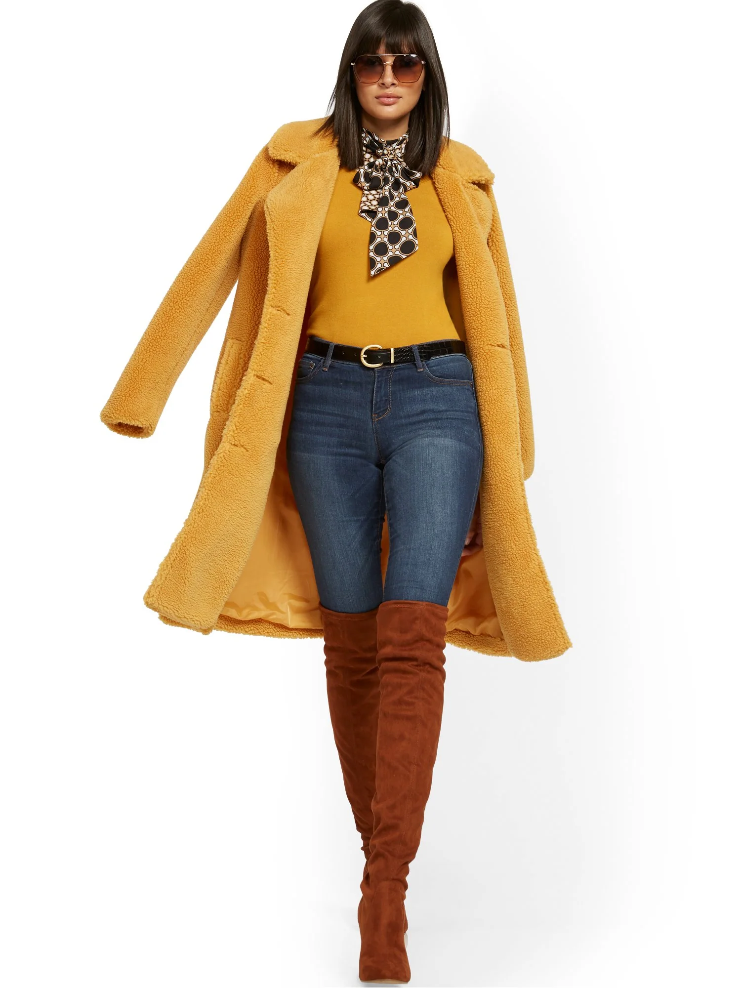 Mid-Rise Curvy Super-Skinny Jeans - Foxy Blue