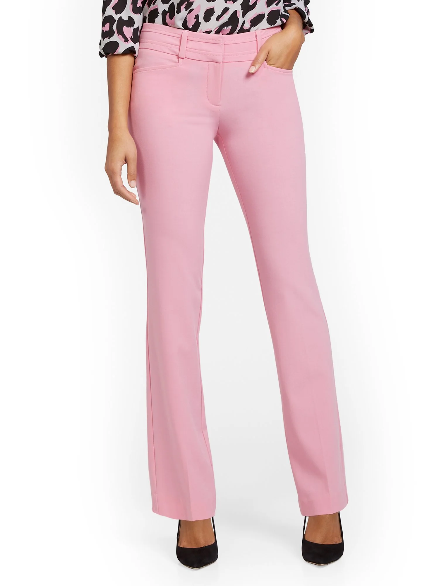 Mid-Rise Modern Fit Barely Bootcut Pant  - Essential Stretch - Image 15