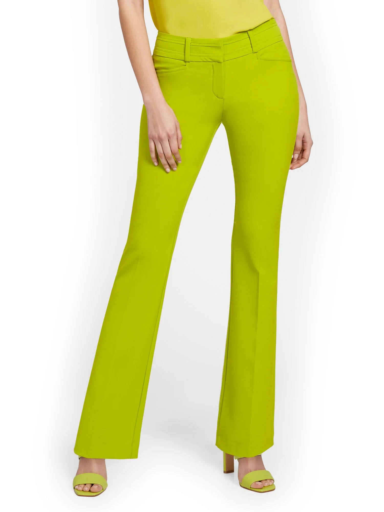 Mid-Rise Modern Fit Barely Bootcut Pant  - Essential Stretch - Image 7