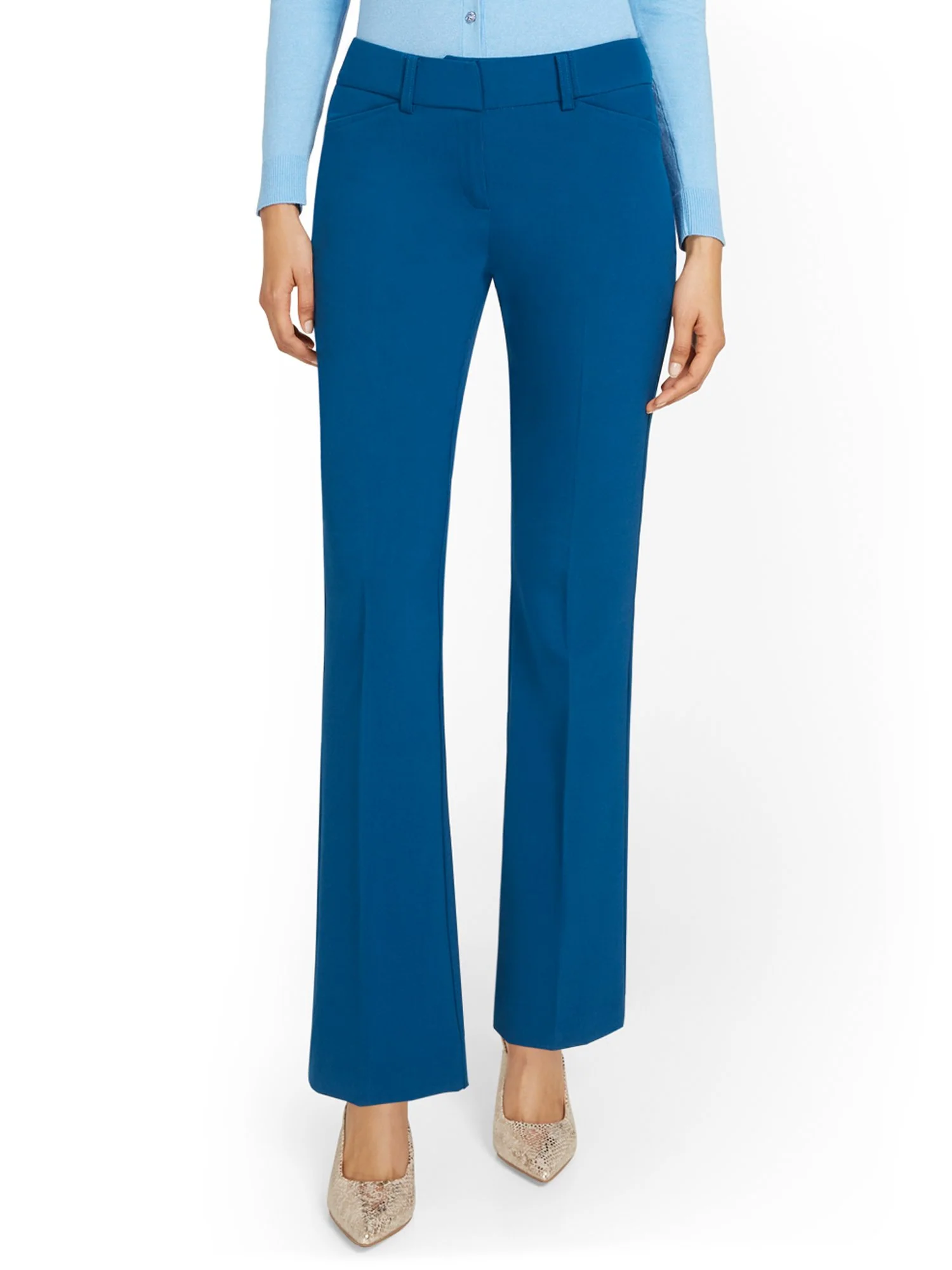Mid-Rise Modern Fit Bootcut Pant - Essential Stretch - Image 11