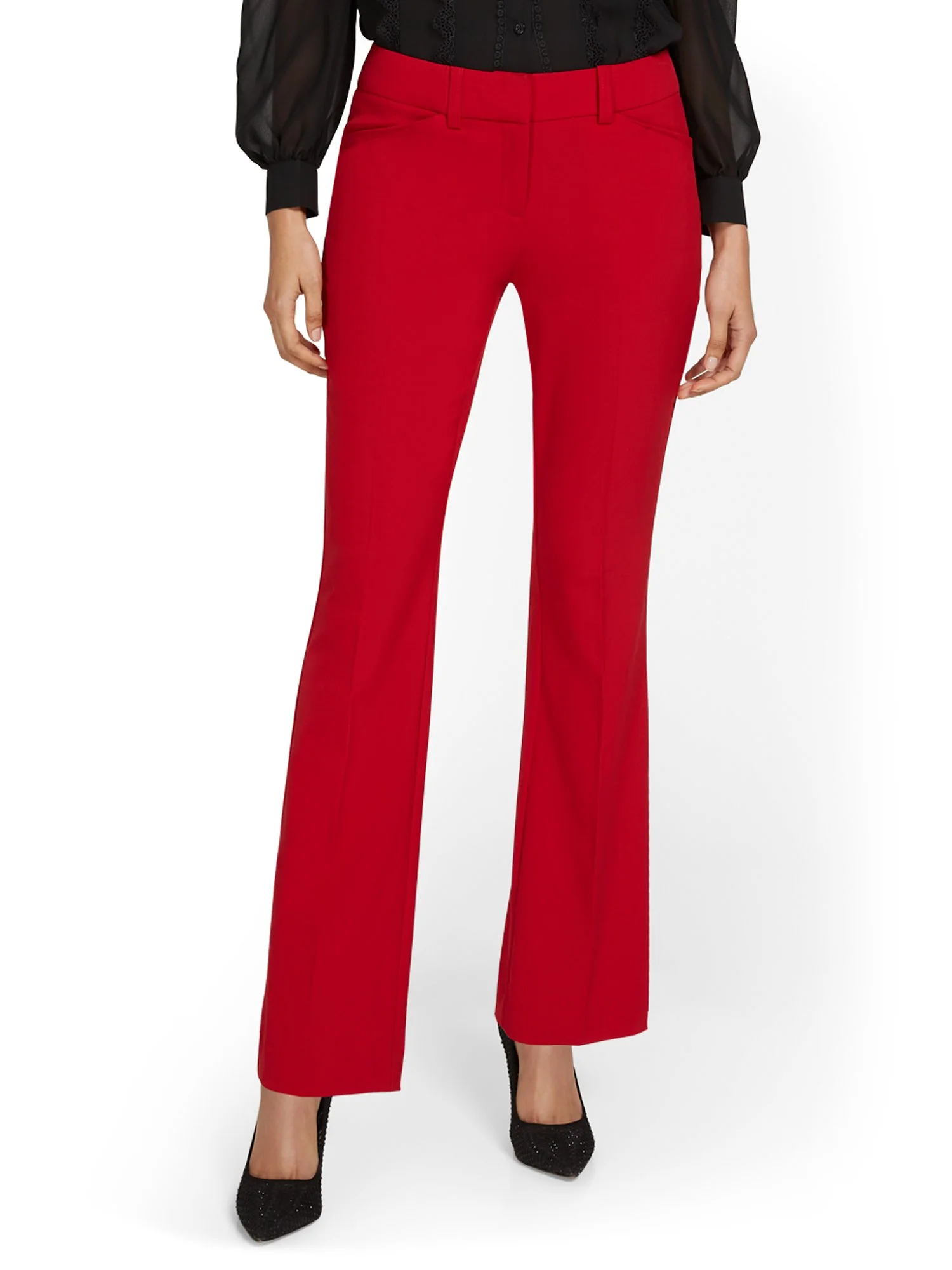 Mid-Rise Modern Fit Bootcut Pant - Essential Stretch - Image 15
