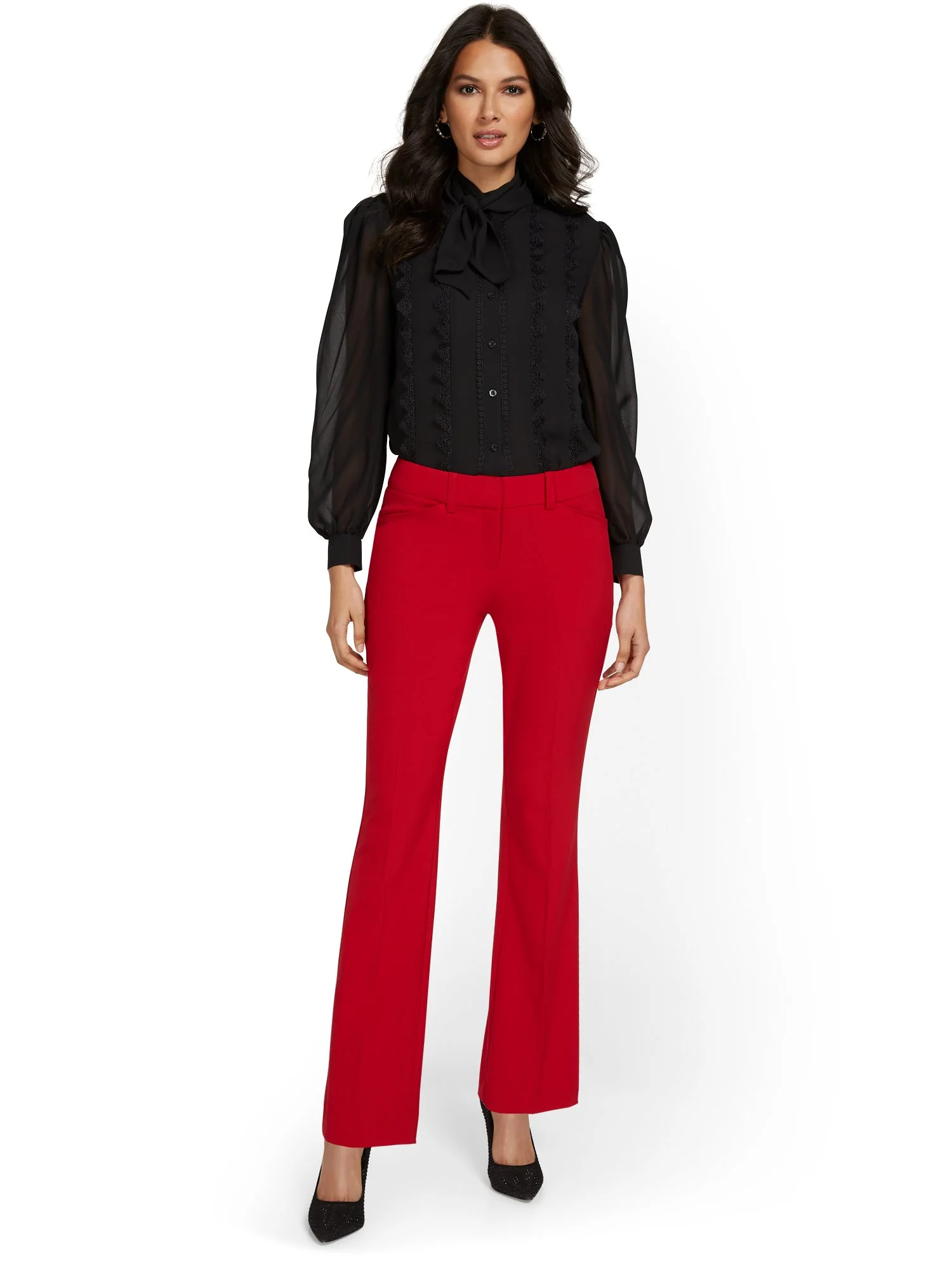 Mid-Rise Modern Fit Bootcut Pant - Essential Stretch - Image 16