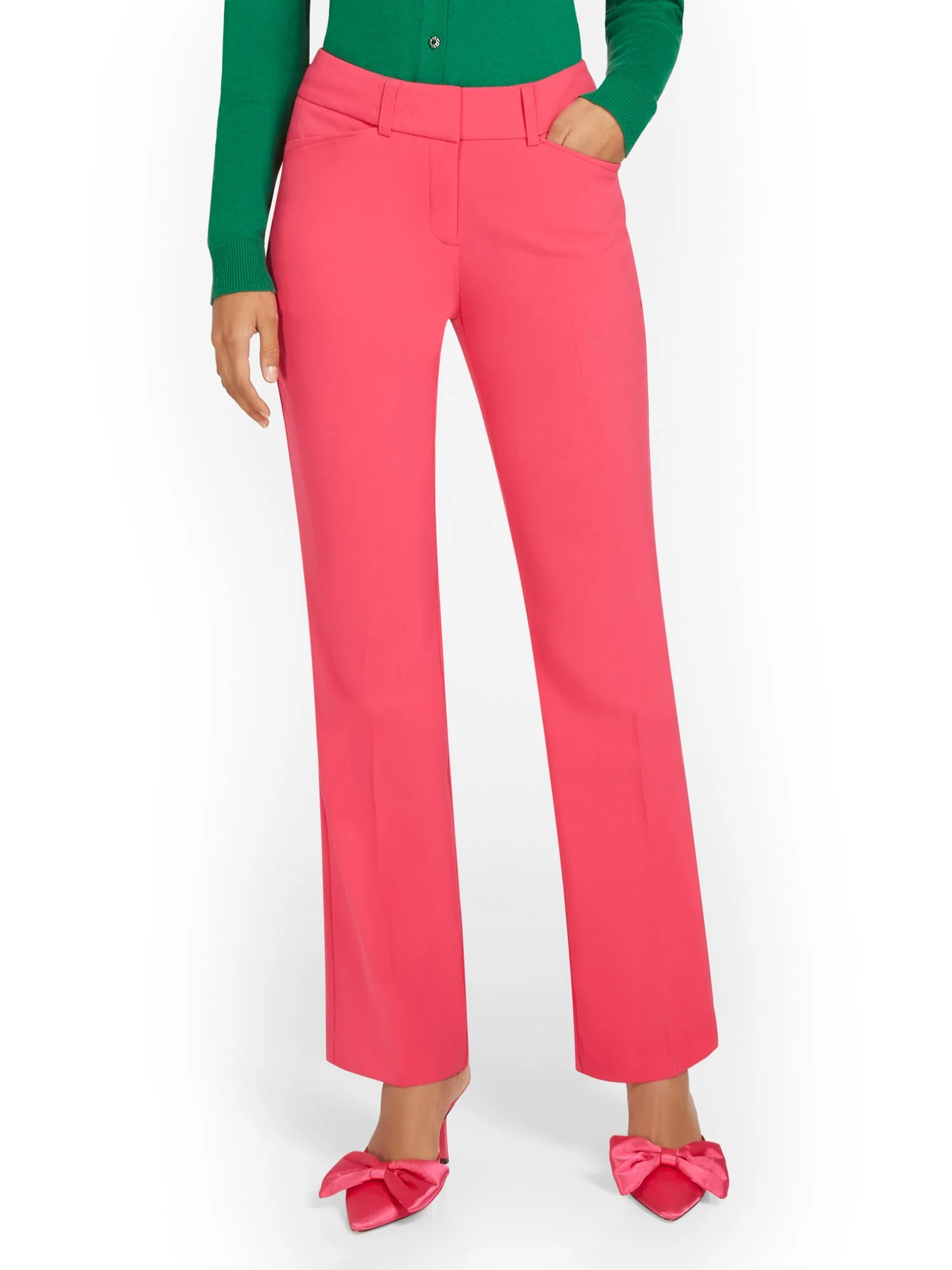 Mid-Rise Modern Fit Bootcut Pant - Essential Stretch - Image 30