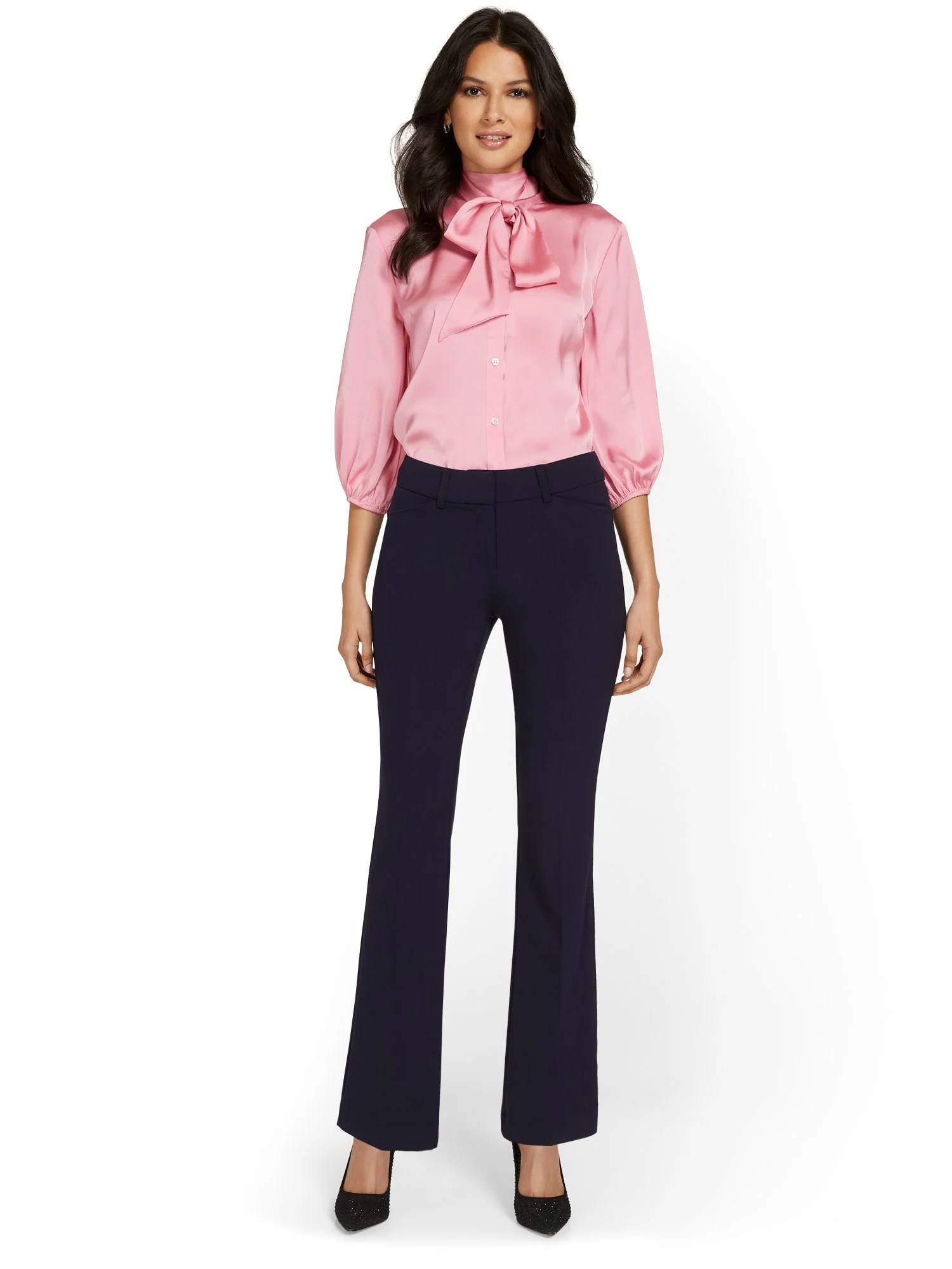 Mid-Rise Modern Fit Bootcut Pant - Essential Stretch - Image 36