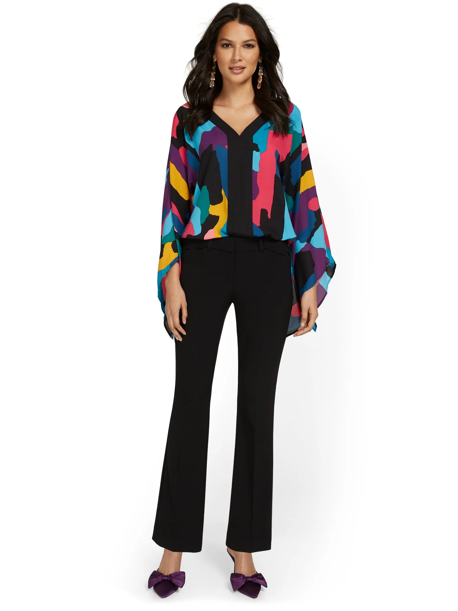 Mid-Rise Modern Fit Bootcut Pant - Essential Stretch - Image 4