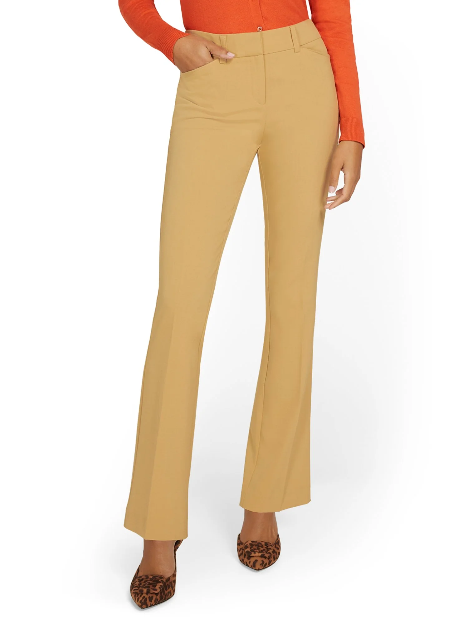 Mid-Rise Modern Fit Bootcut Pant - Essential Stretch - Image 7