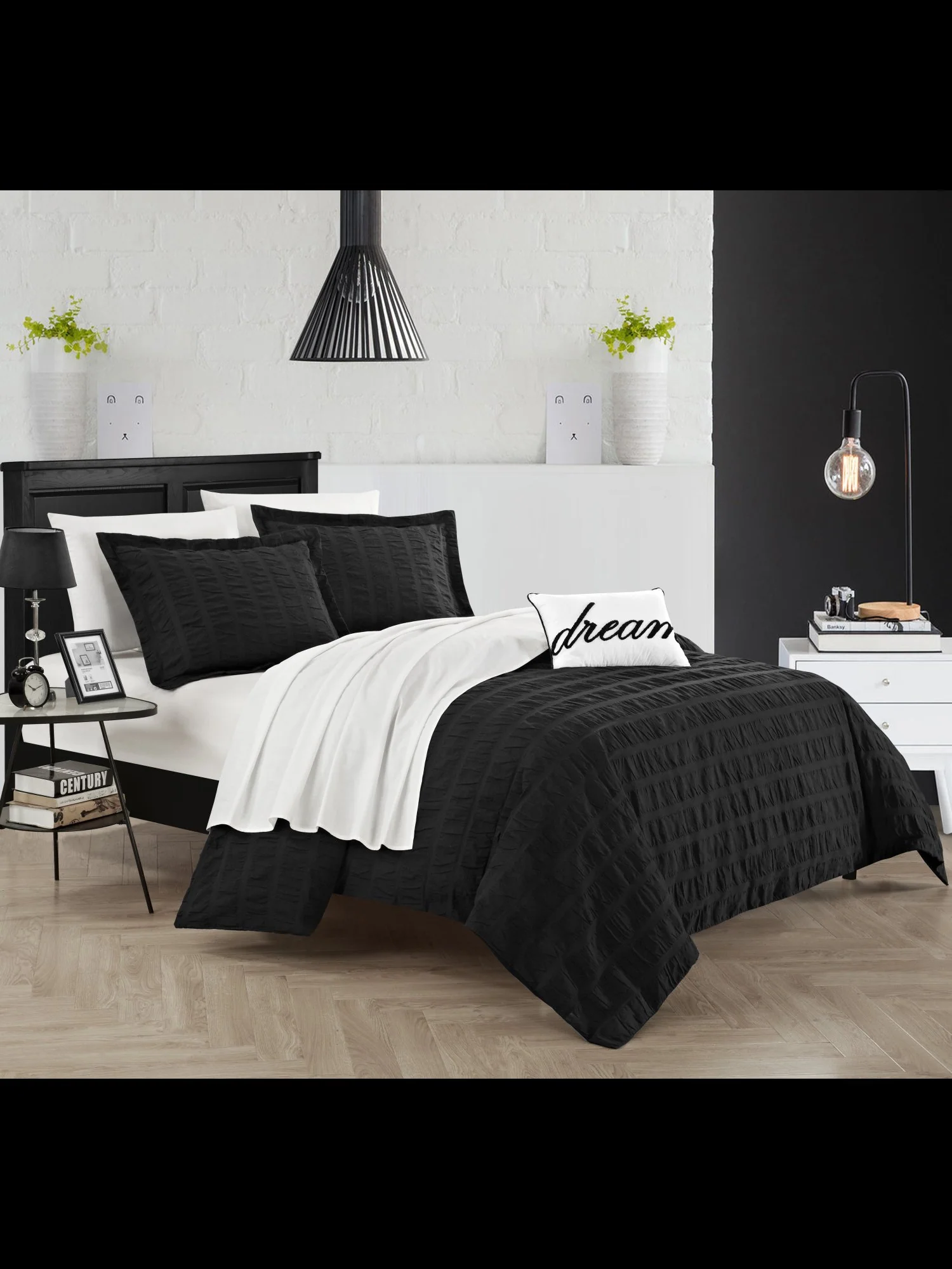 Millbury King-Size 4-Piece Duvet Set - NY&C x Chic Home - Image 2