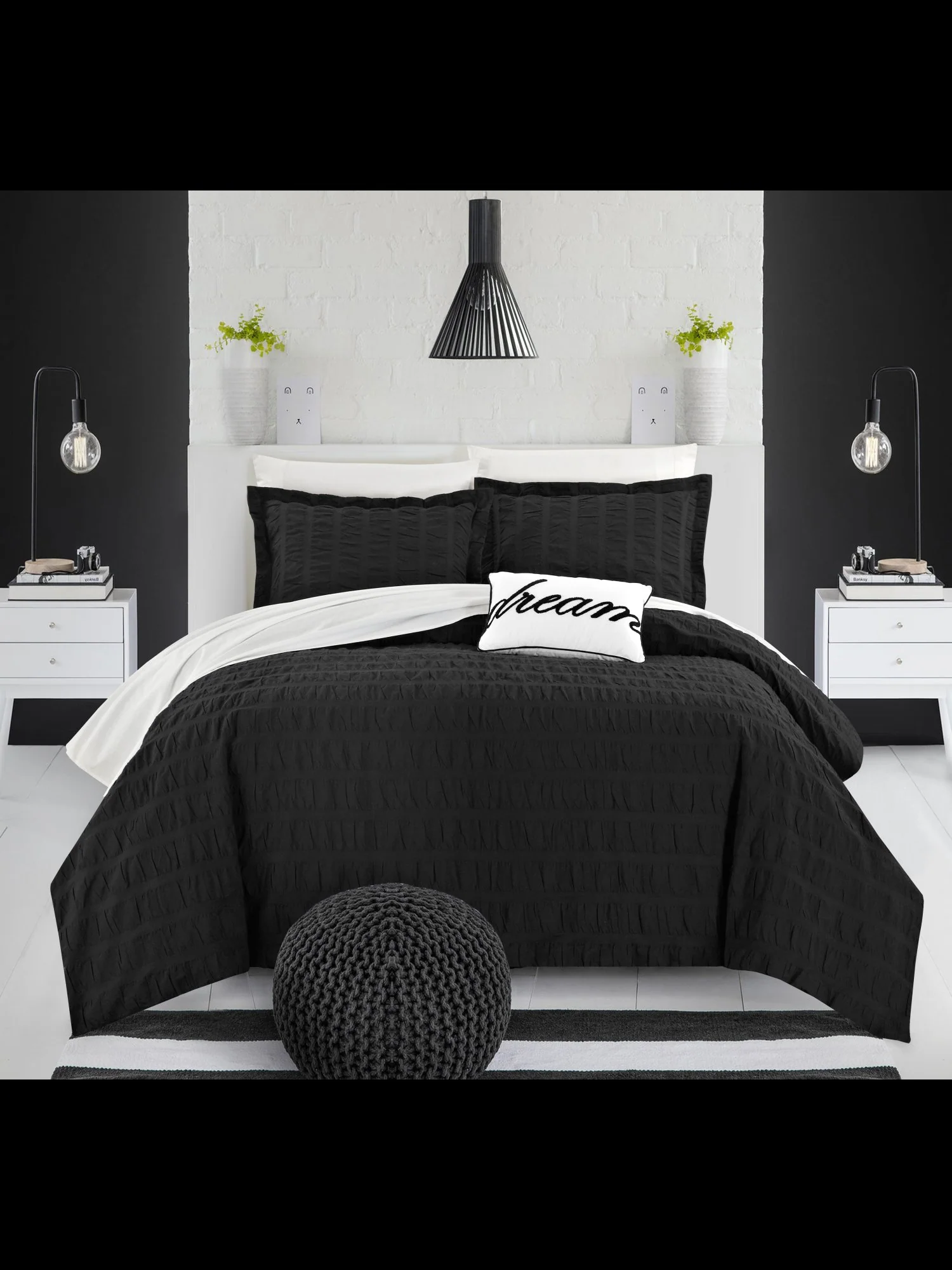 Millbury Queen-Size 4-Piece Duvet Set - NY&C x Chic Home - Image 3