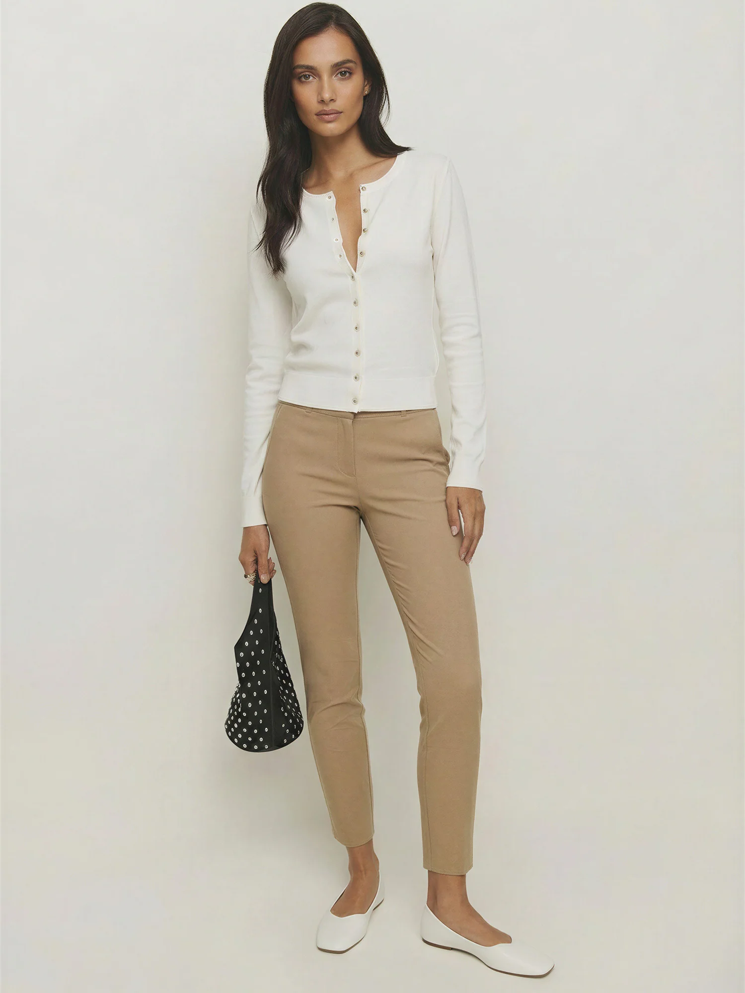 Millenium Mid Rise Skinny Leg Pants With Belt - Image 4