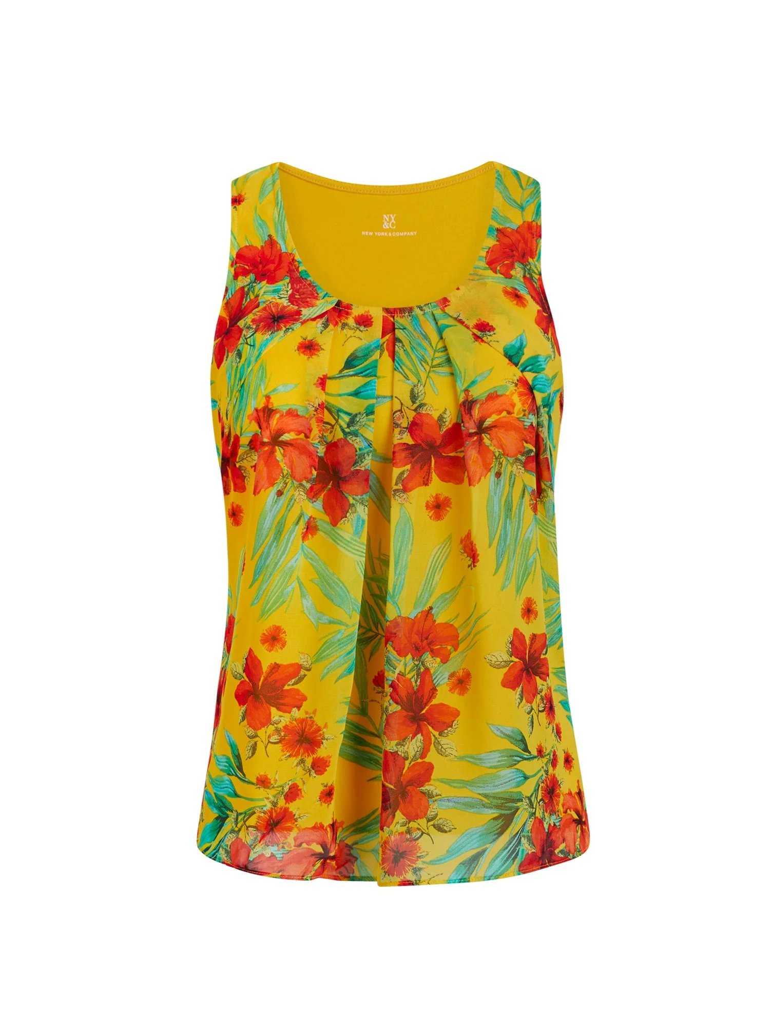 Mixed-Print Sleeveless Top - Image 5