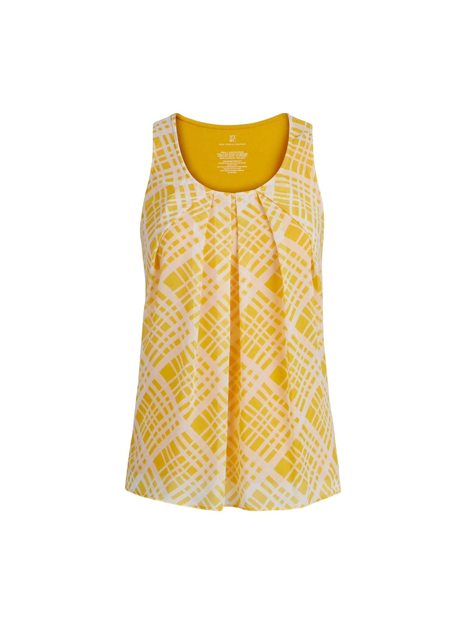 Mixed-Print Sleeveless Top - Image 8
