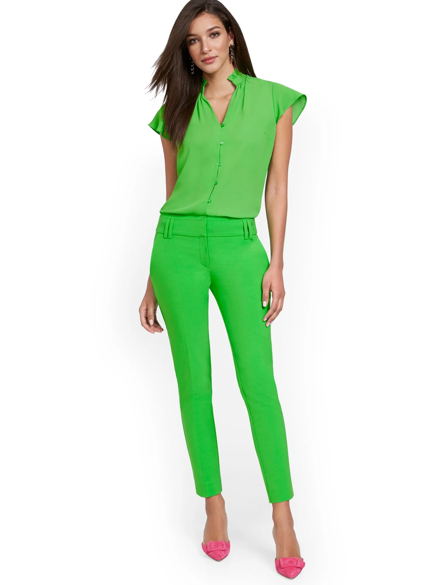 Modern Fit Ankle Pant - Essential Stretch - Image 25