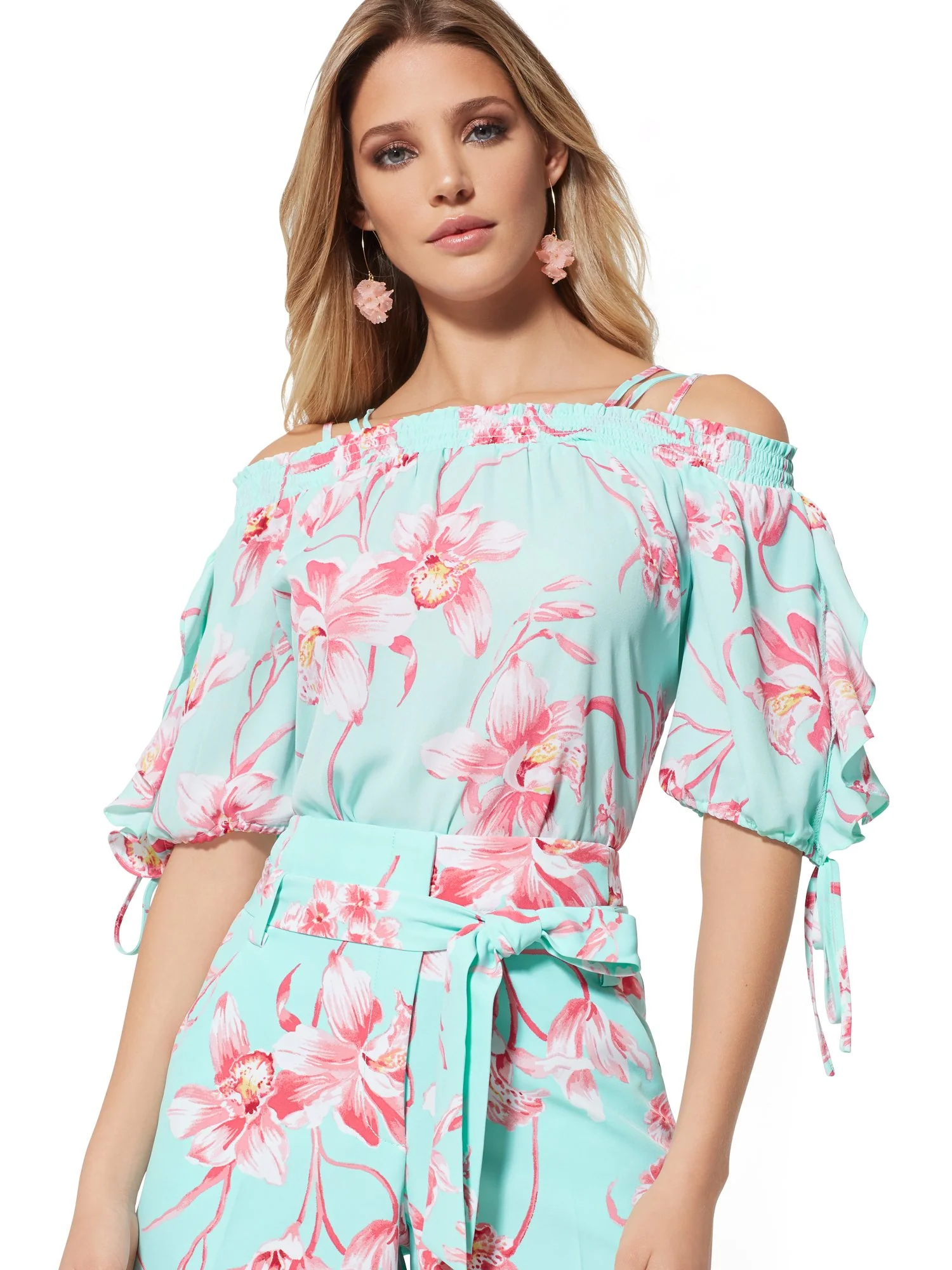 Multi-Strap Blouse - 7th Avenue - Image 8
