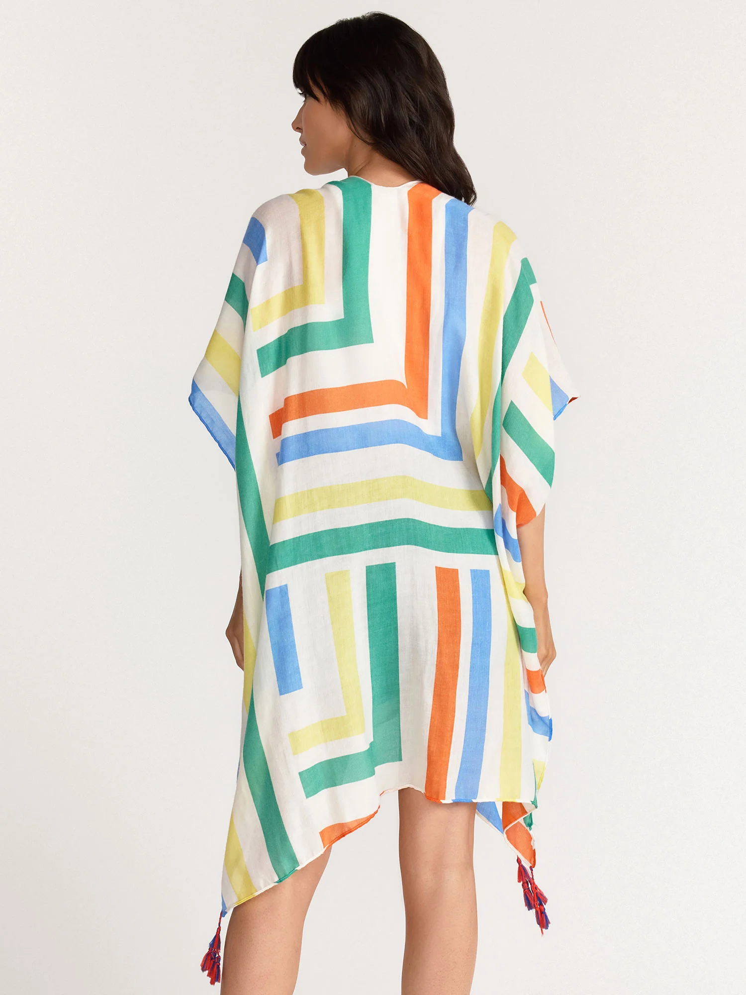 Multi-Striped Kimono - Image 2