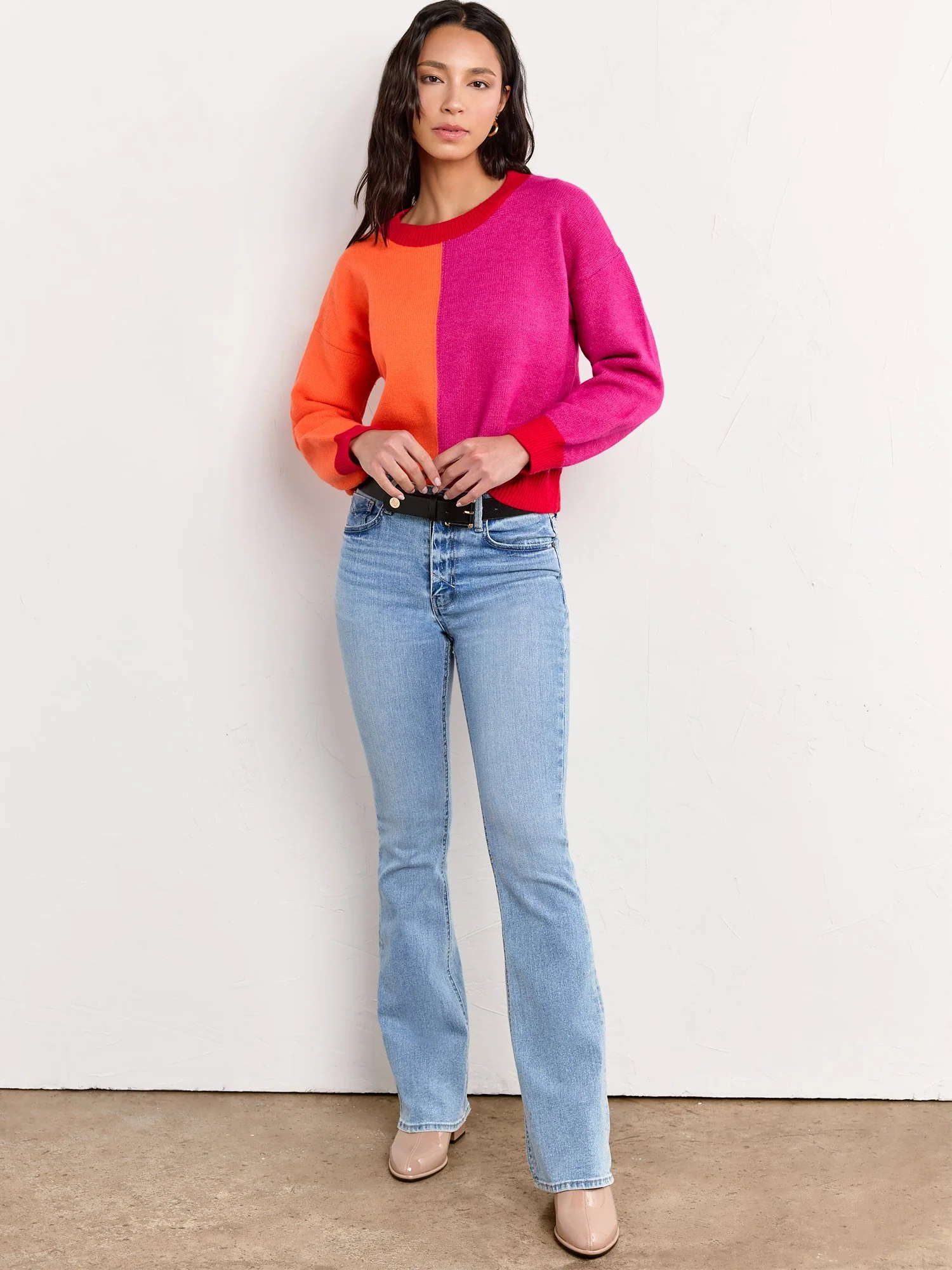 Strut & Bolt Multicolor Crewneck Colorblock Pullover - Brands We Love - Image 3