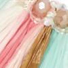 Multicolor Fan Tassel Drop Earring - Image 2